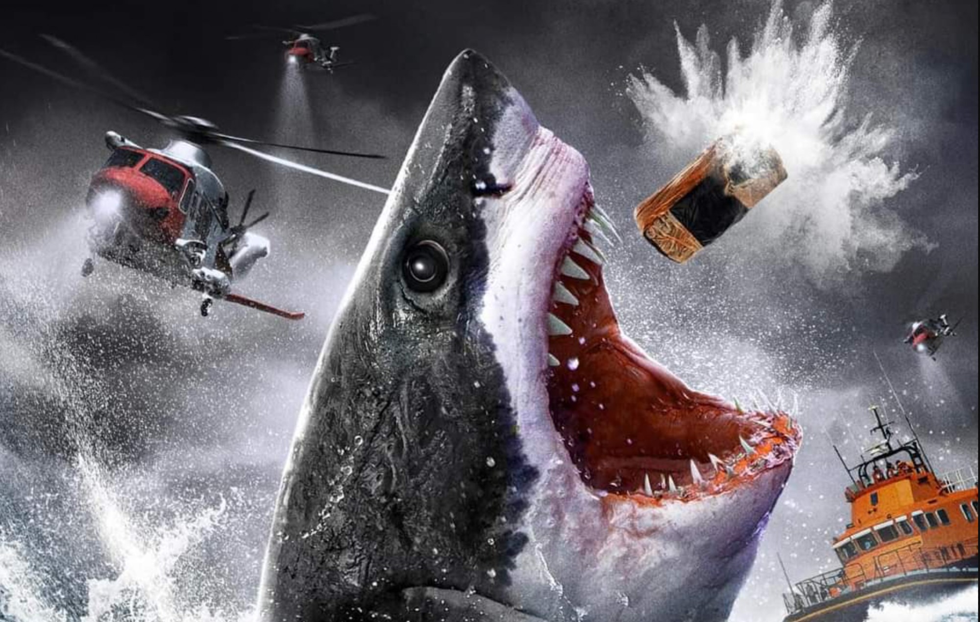 Tráiler de 'Cocaine Shark': Mira la caótica introducción a 'Tiburón' en las drogas