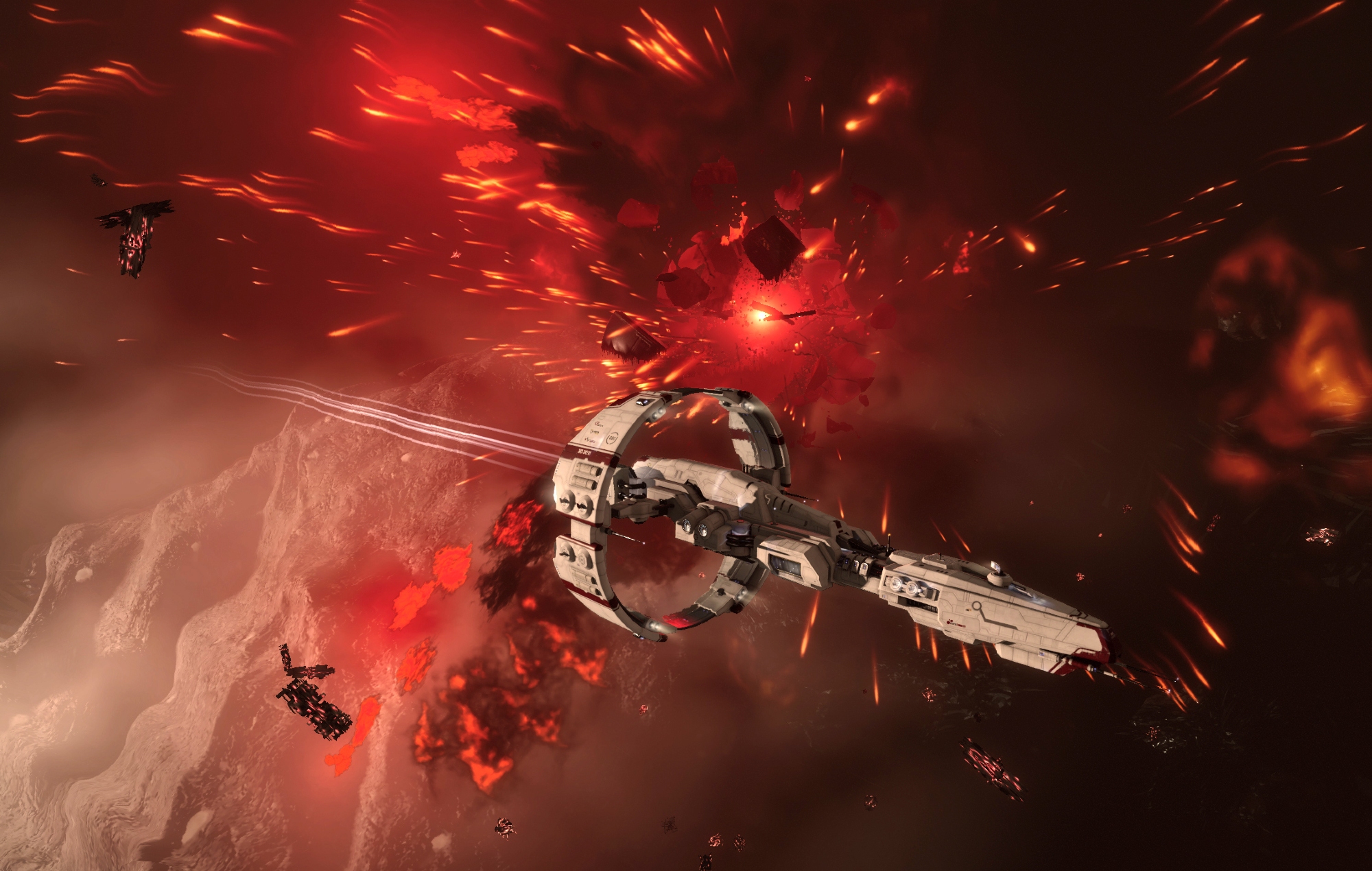 Eve Online' se asienta sobre un "polvorín" de guerra total
