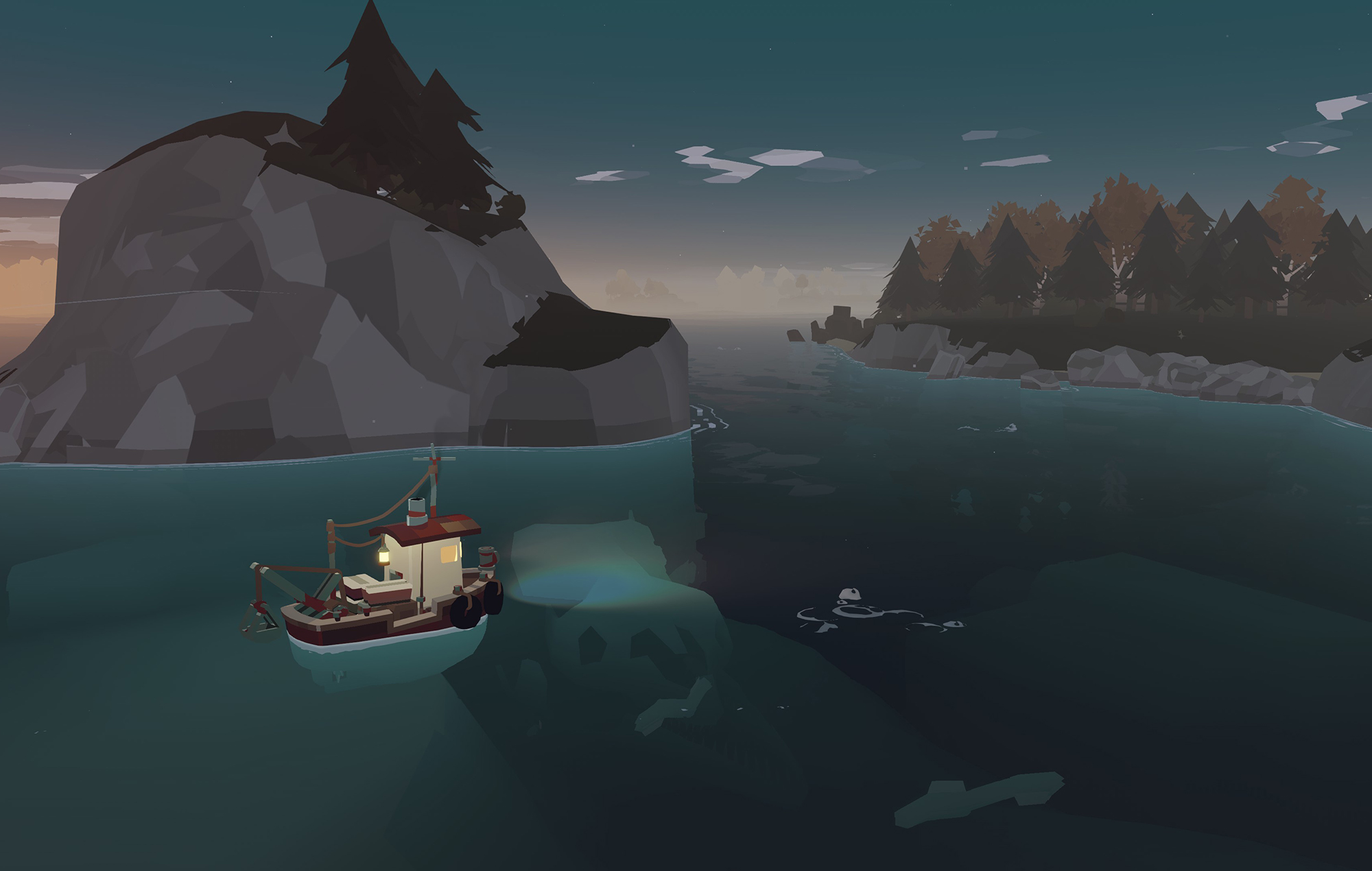 El juego de terror de pesca 'Dredge' recibirá un modo foto y una expansión de pago este año