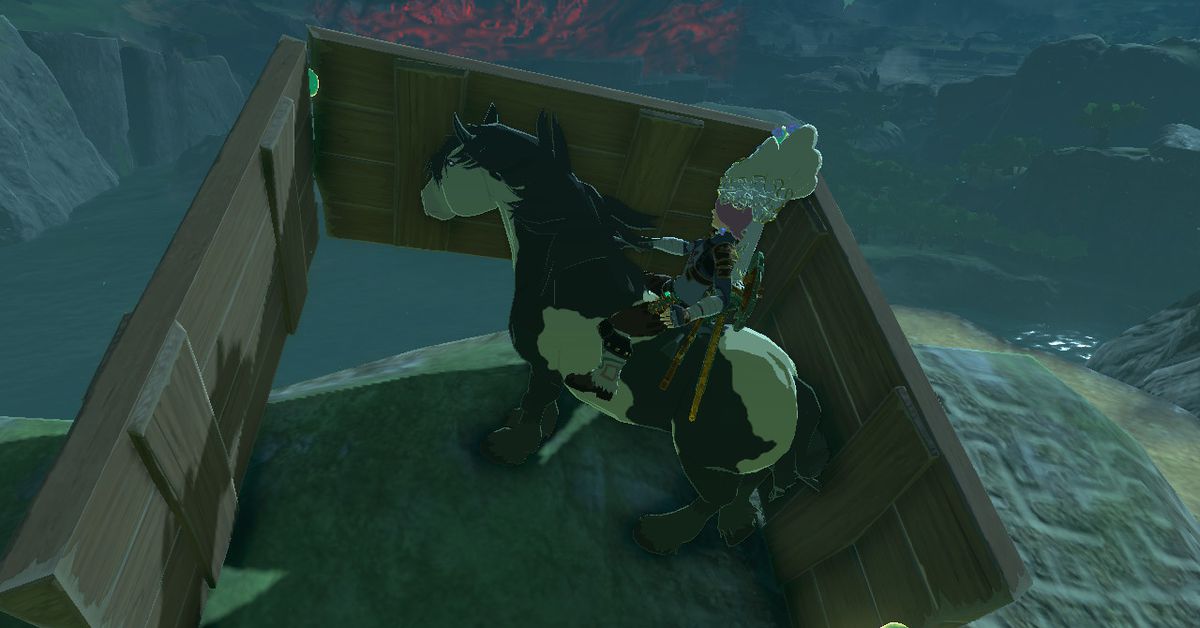 Los jugadores de Zelda: Tears of the Kingdom utilizan trampas para cazar caballos