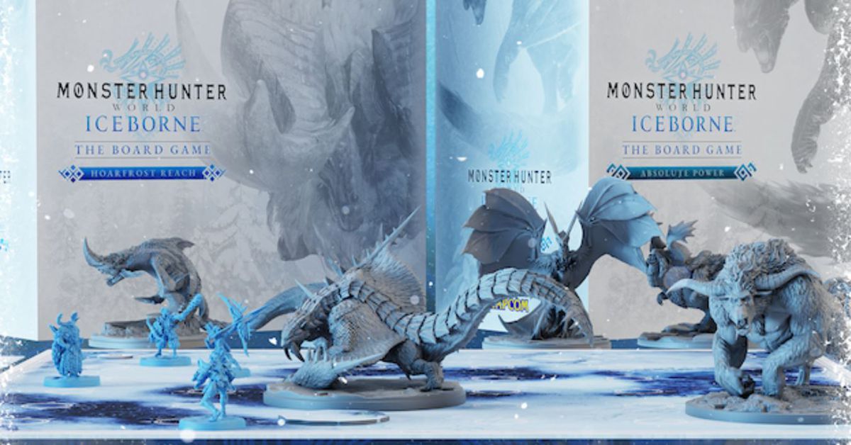 Monster Hunter World: El juego de mesa Iceborne se lanza y recauda fondos rápidamente en Kickstarter