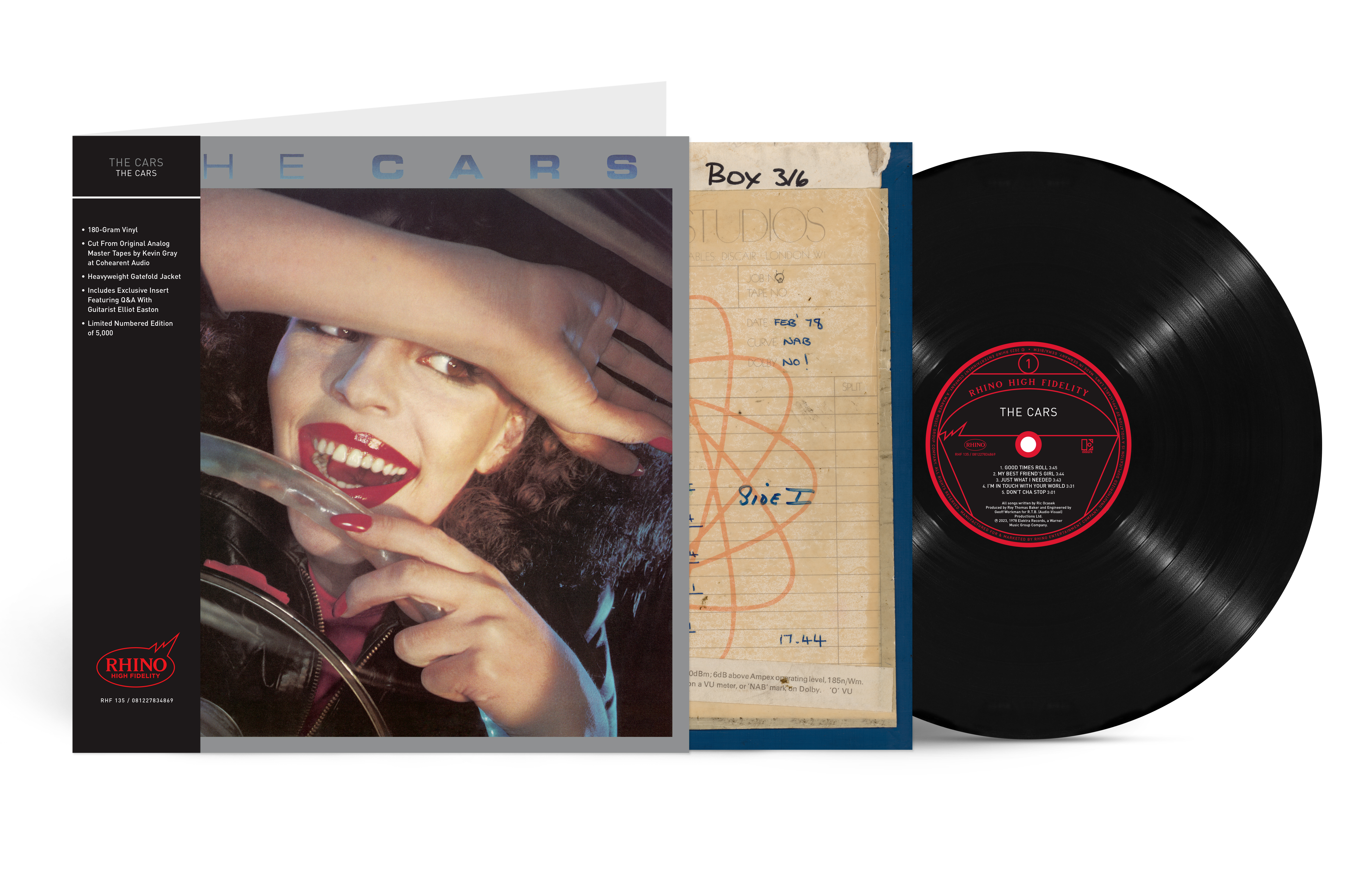 

	
		Rhino lanza una serie de vinilos audiófilos con álbumes de The Cars y John Coltrane, editados a partir de cintas analógicas por Kevin Gray
	
	