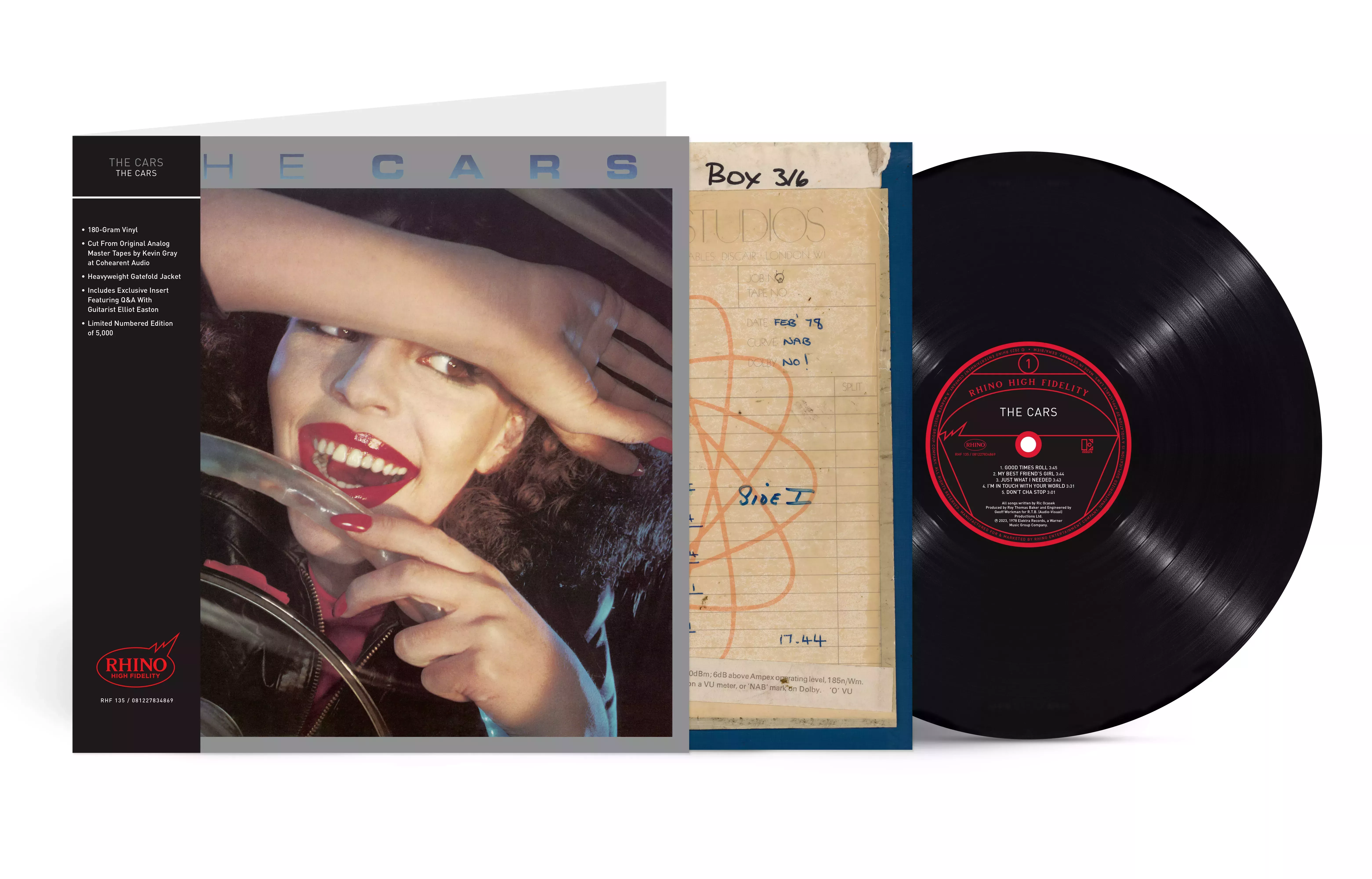 

	
		Rhino lanza una serie de vinilos audiófilos con álbumes de The Cars y John Coltrane, editados a partir de cintas analógicas por Kevin Gray
	
	