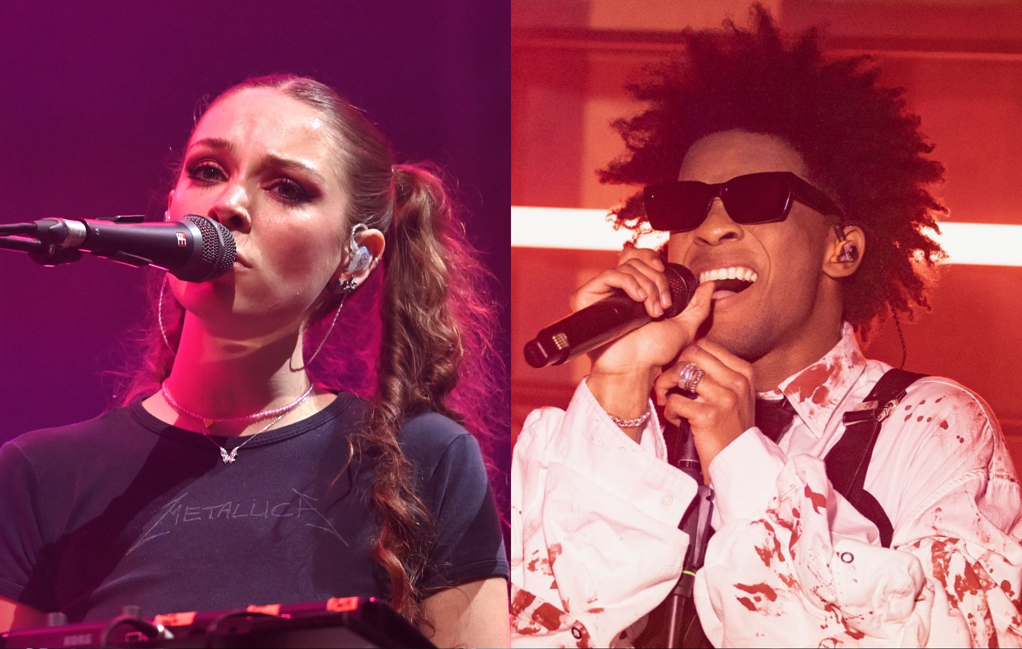 Vea a Holly Humberstone en el escenario de d4vd en Londres