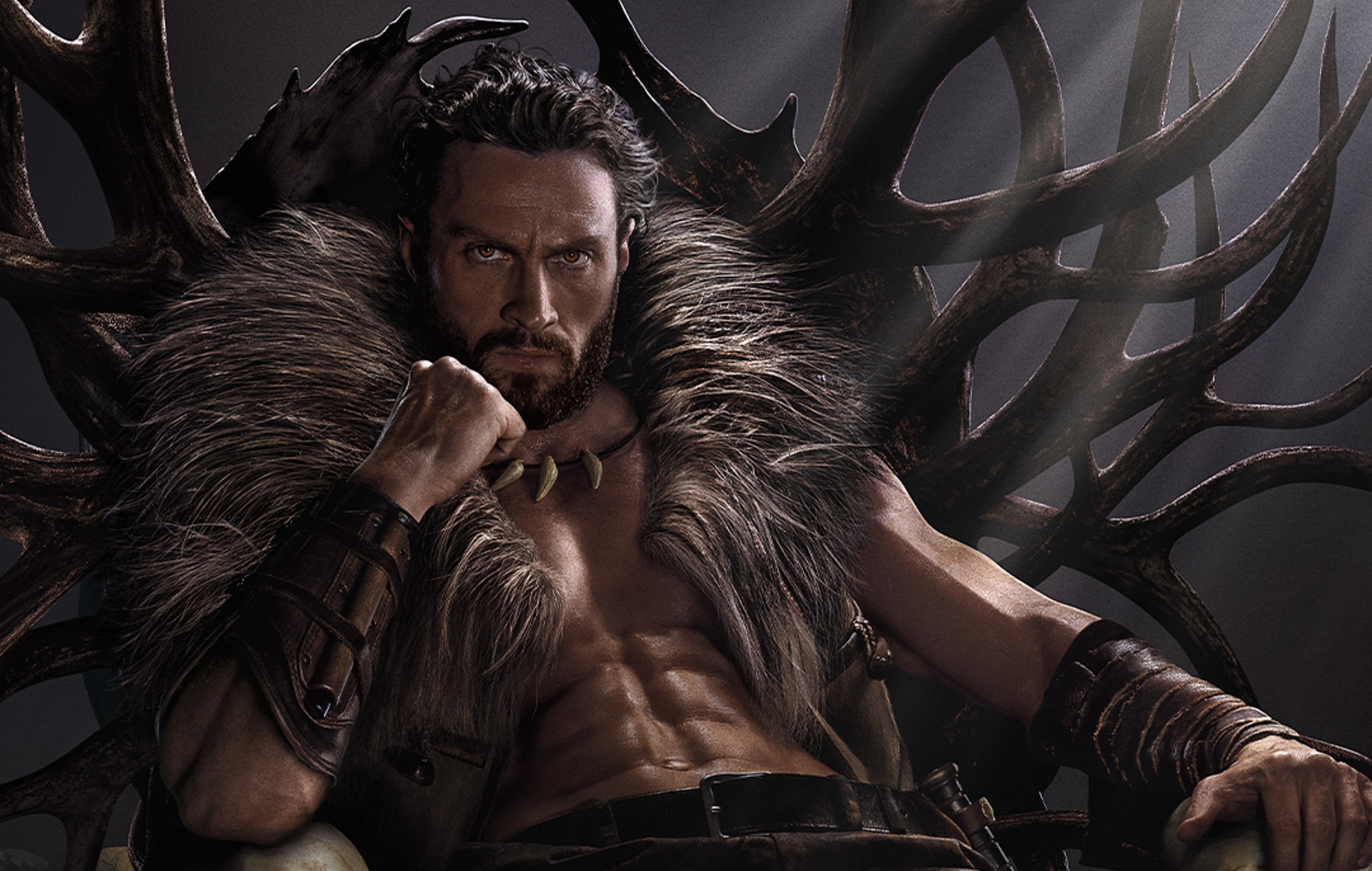 Aaron Taylor-Johnson se convierte en "Kraven el cazador" en el primer tráiler del spin-off de Spider-Man
