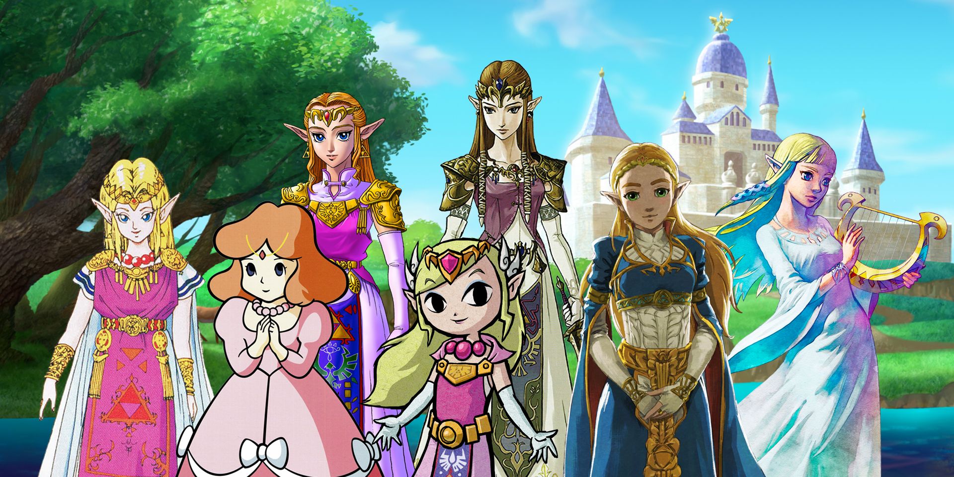 Clasificación de todas las versiones de la princesa Zelda