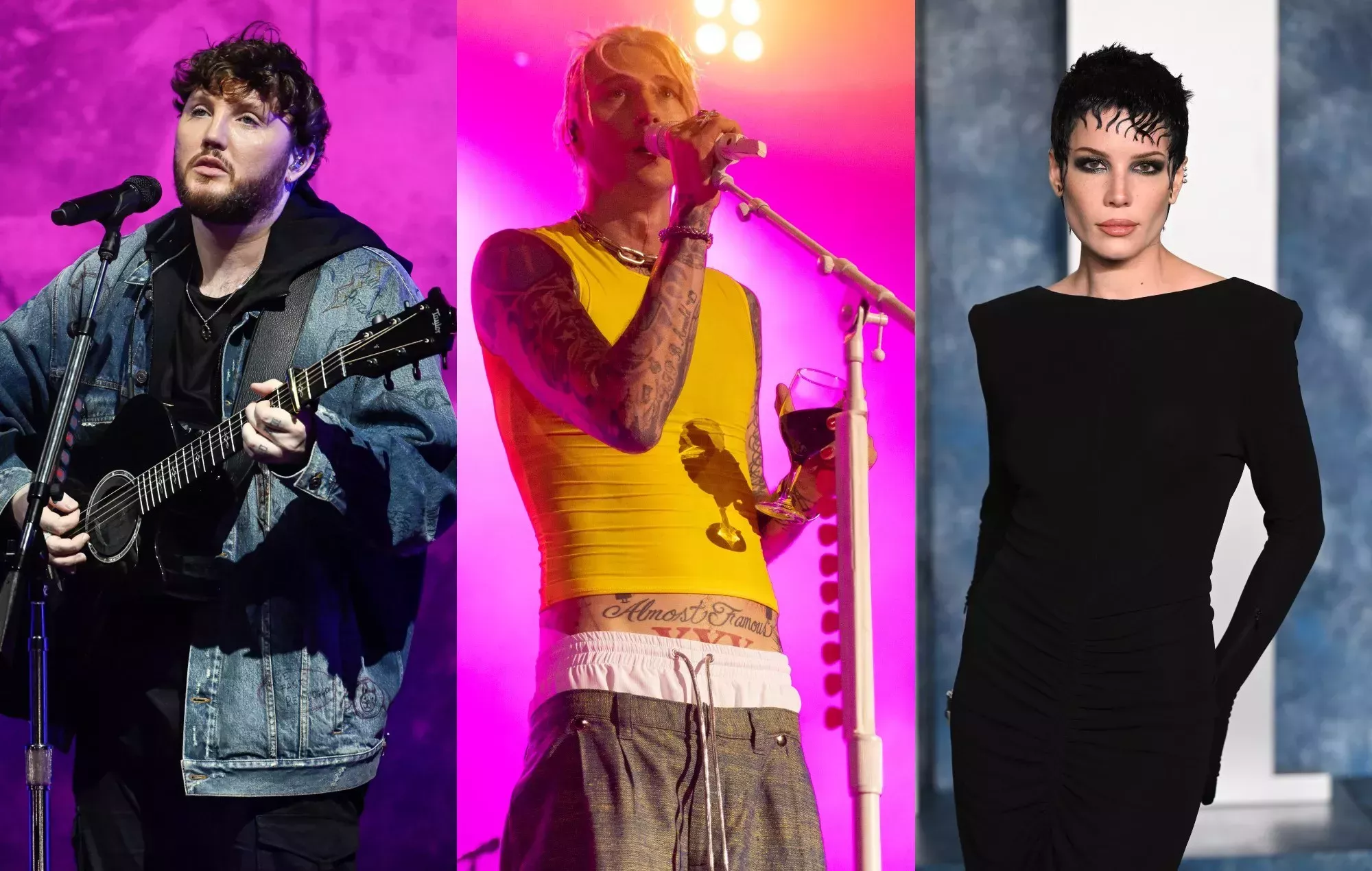 Machine Gun Kelly junto a Halsey y James Arthur en el Royal Albert Hall de Londres
