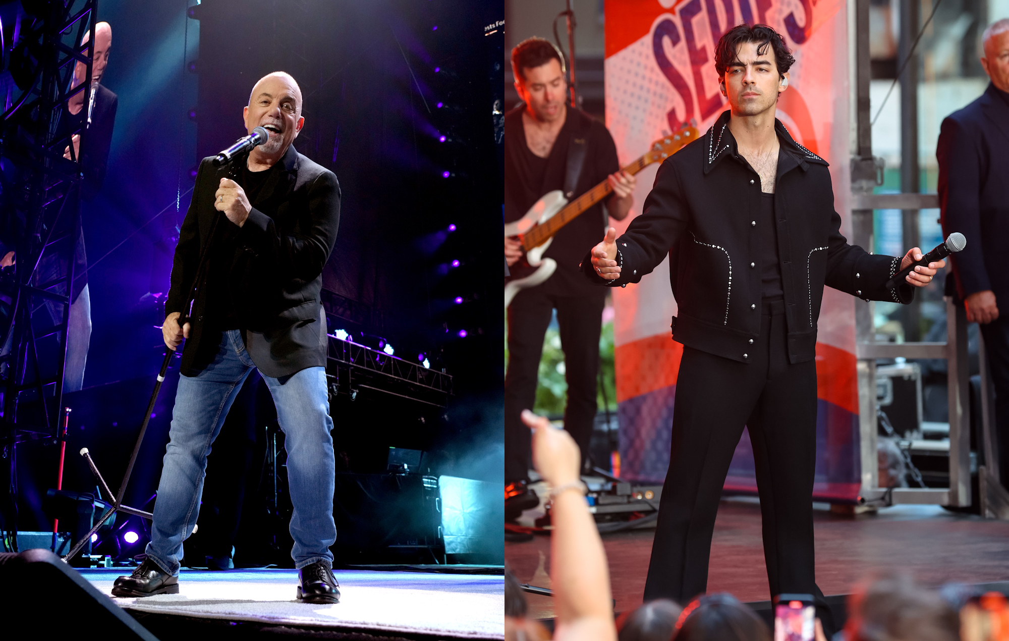 Billy Joel y Joe Jonas cantan a dúo "Uptown Girl" en Londres