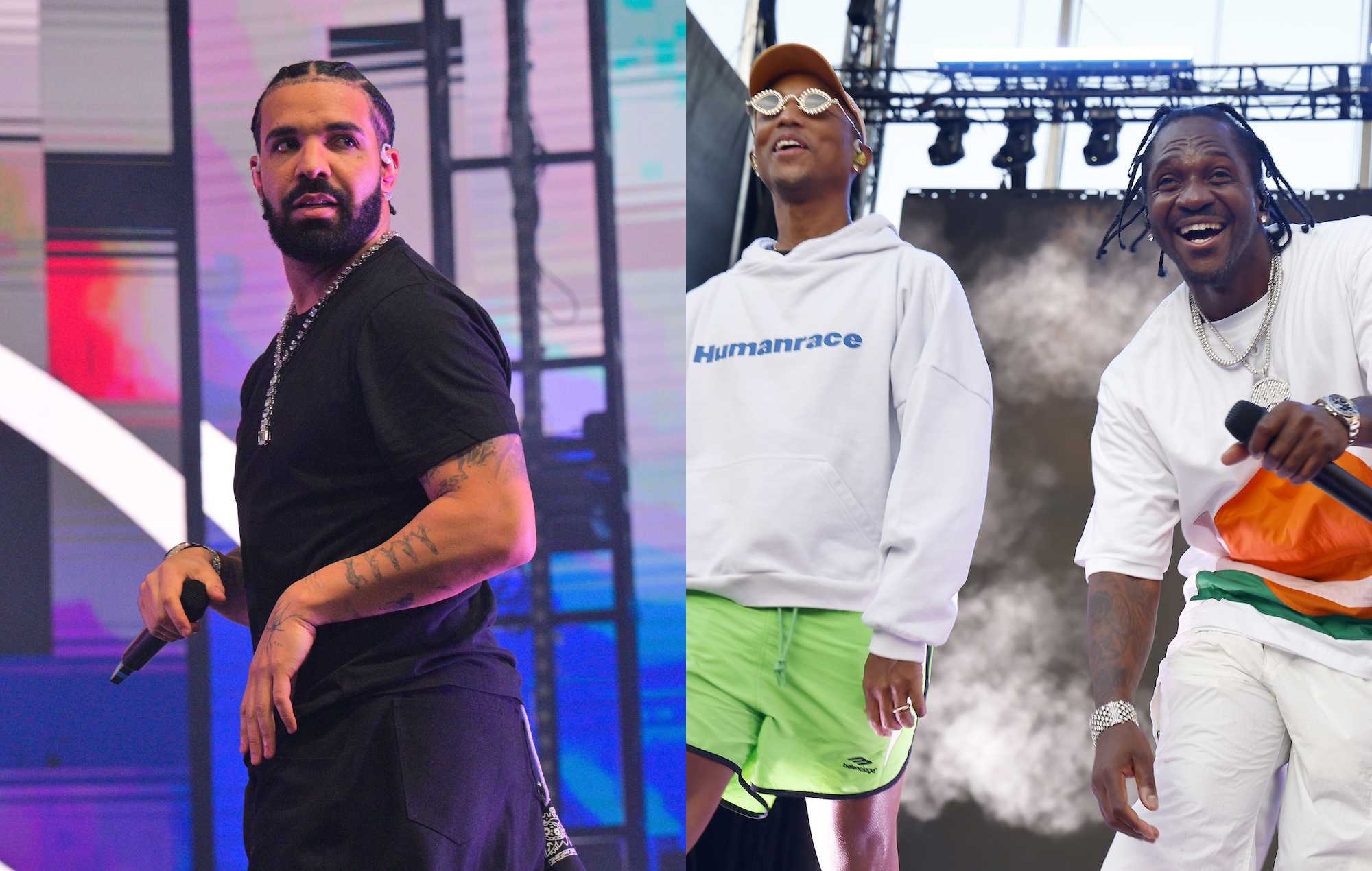 Drake apunta a Pusha T y Pharrell en la colaboración 'Meltdown' de Travis Scott