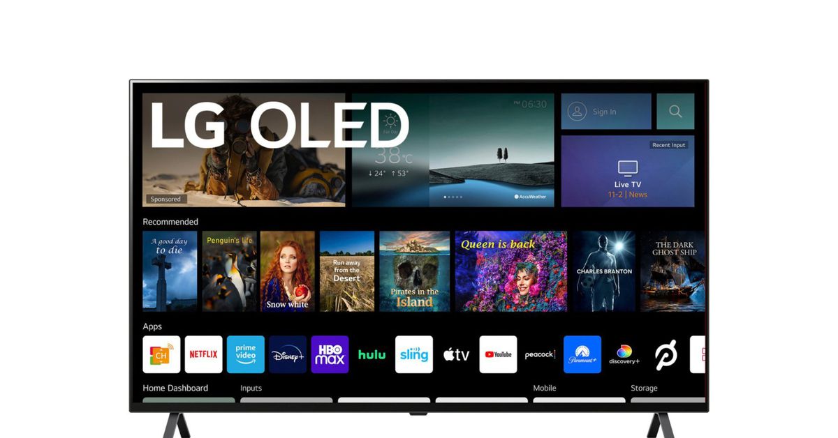 El televisor A2 OLED de LG cuesta 599,99 dólares y es la mejor oferta del 4 de julio