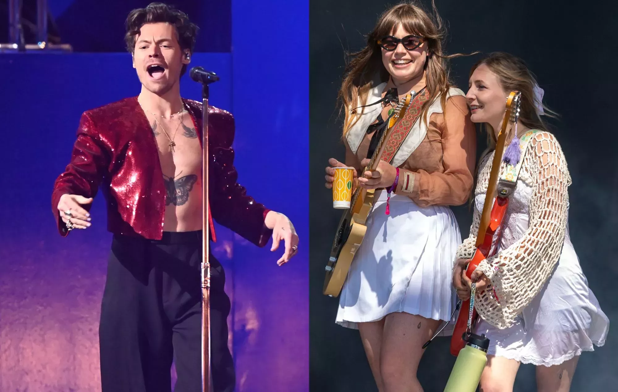 Mira cómo Harry Styles interpreta 'Wet Dream' con Wet Leg