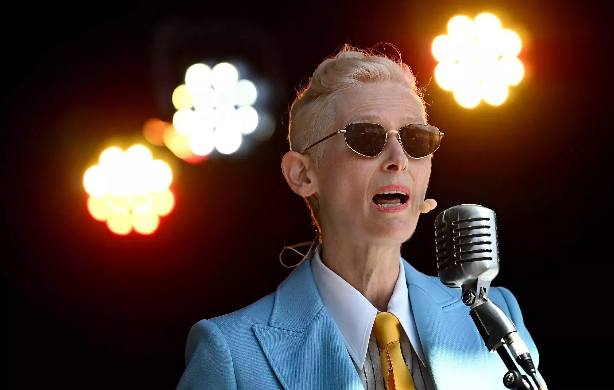 Tilda Swinton actuará con Max Richter en el Festival Bluedot