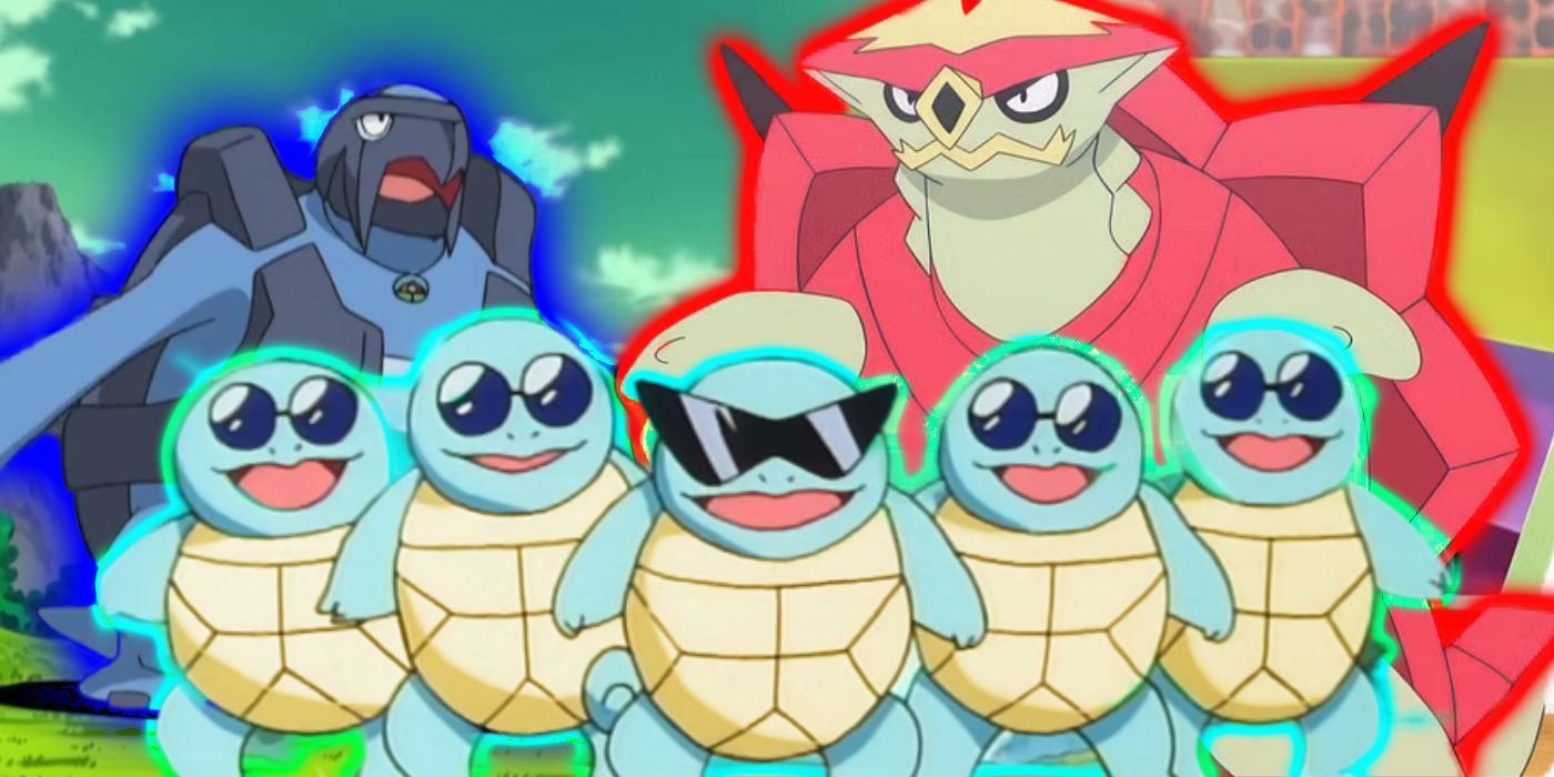 Todos los Pokémon Tortuga y sus tipos, movimientos y habilidades