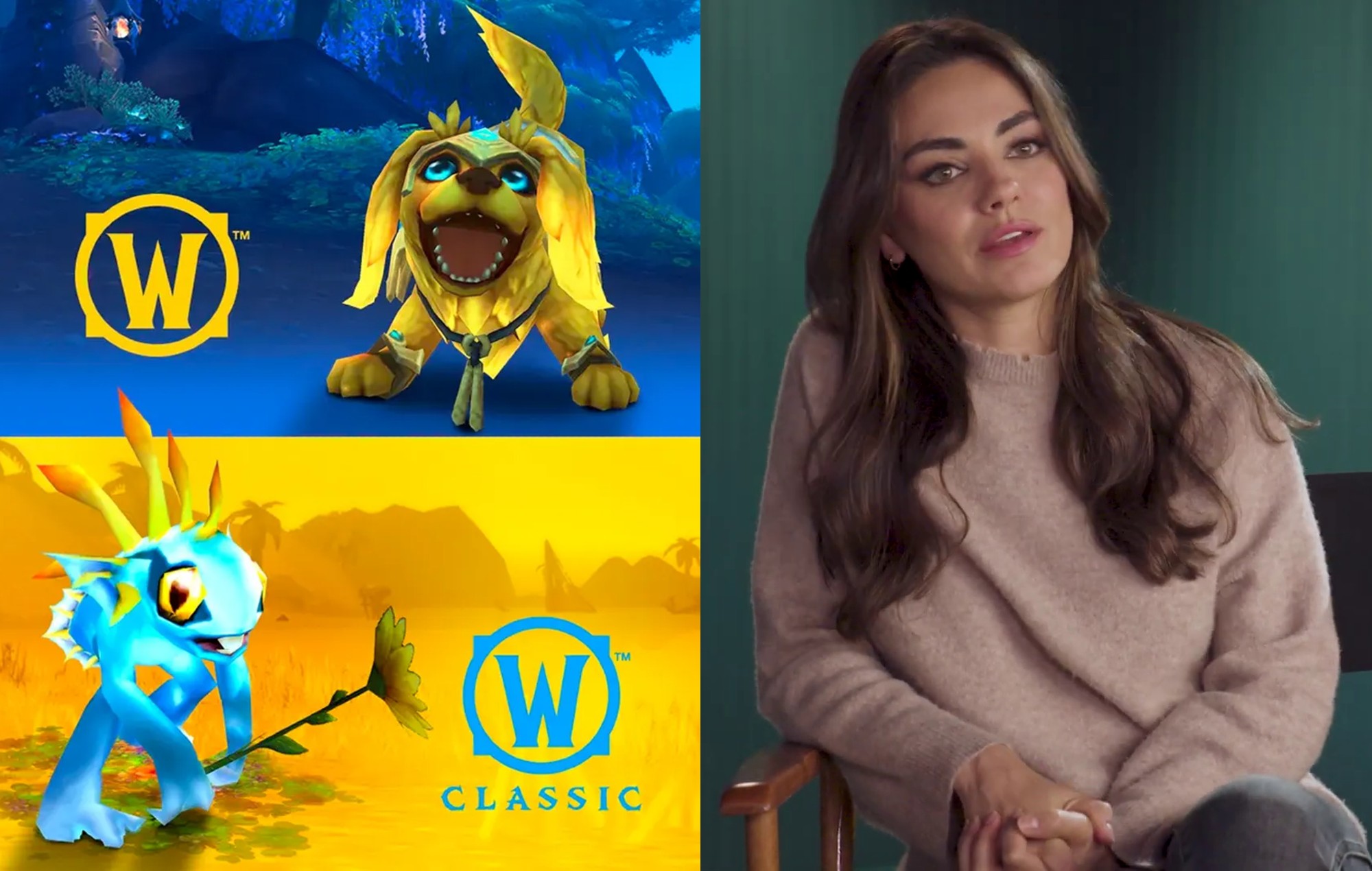 World Of Warcraft" recluta a Mila Kunis para recaudar fondos para Ucrania