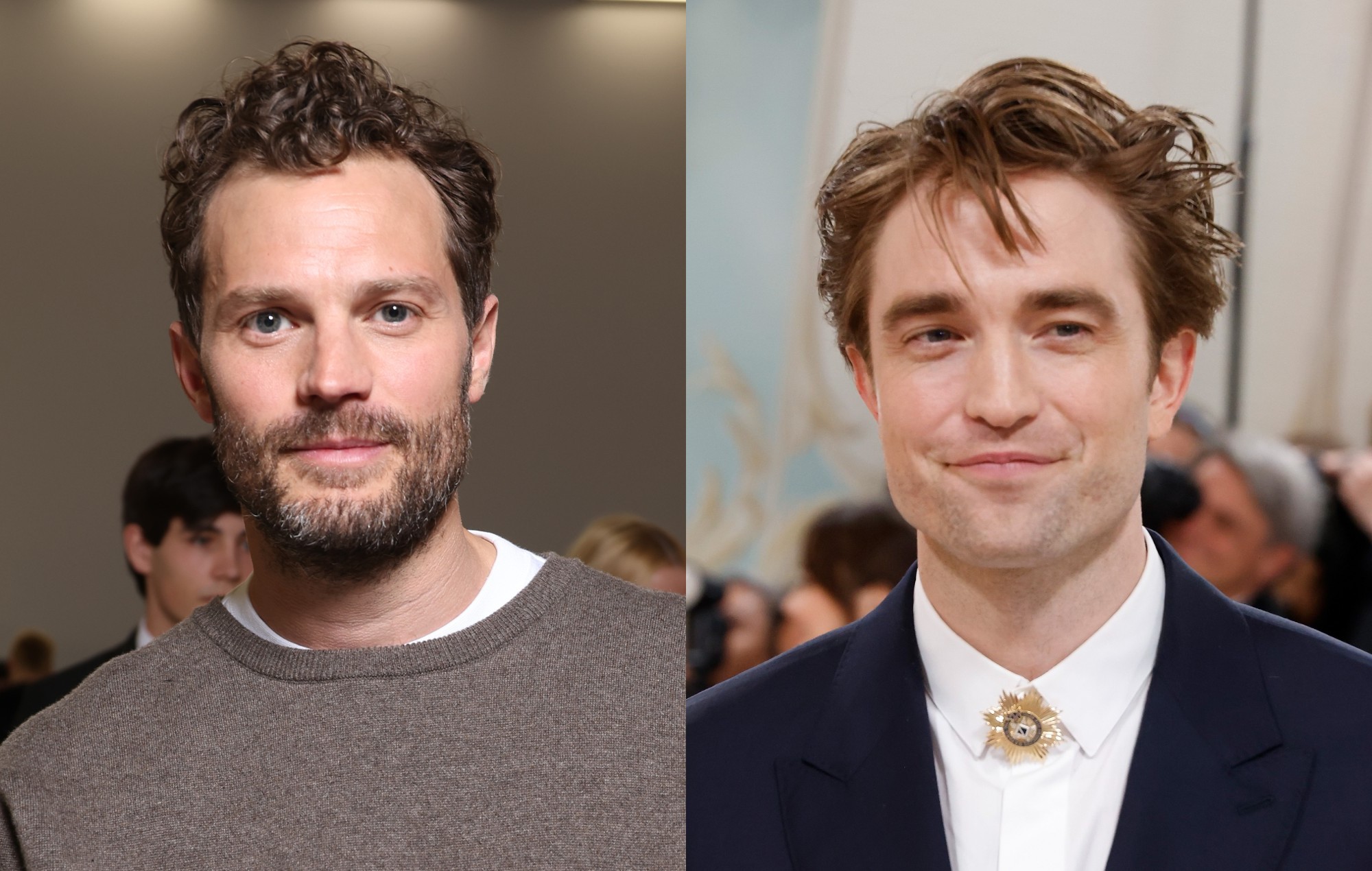 Jamie Dornan dice que solía estar "bastante celoso" de Robert Pattinson