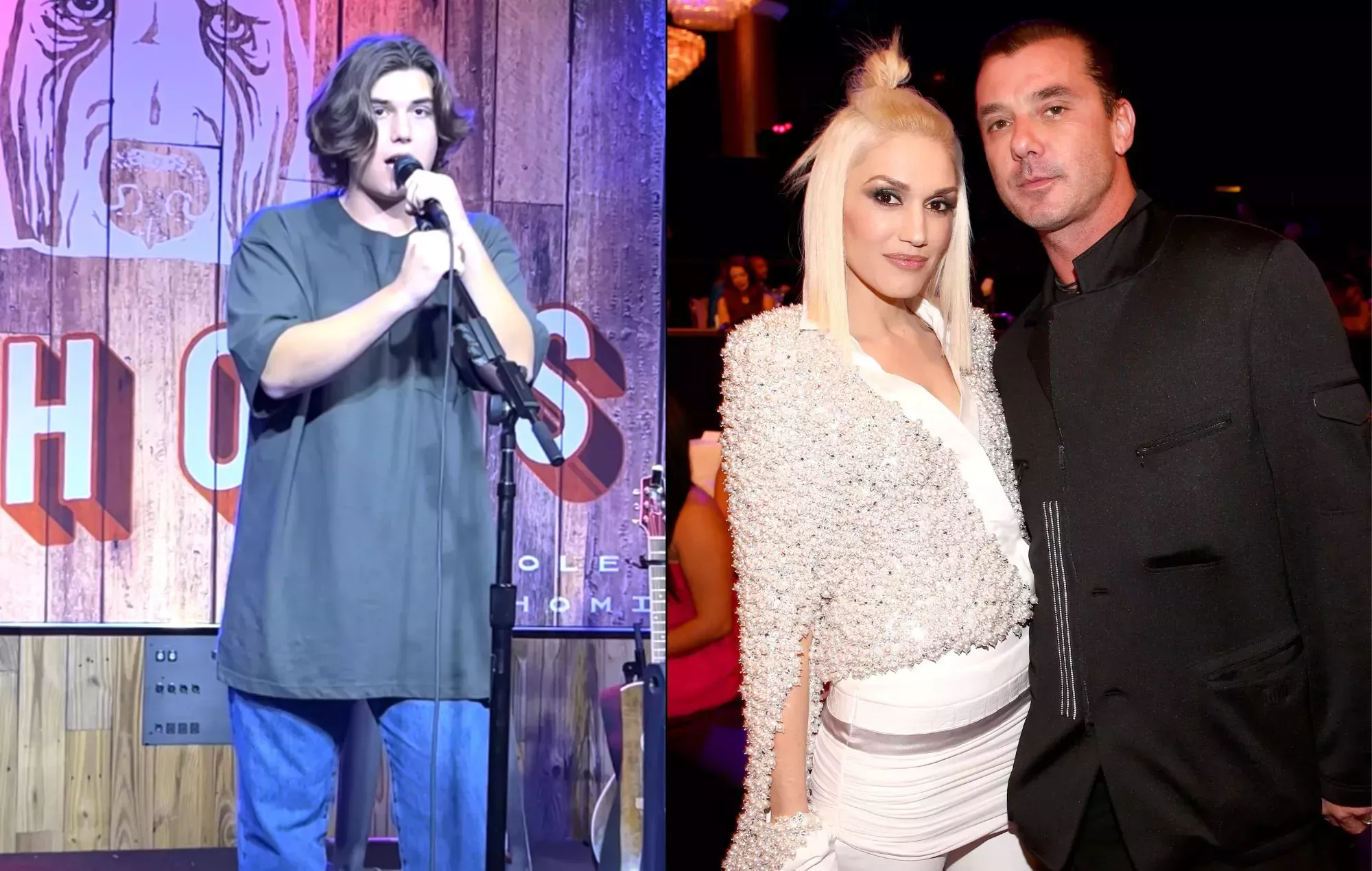 Kingston, el hijo de Gavin Rossdale y Gwen Stefani, actúa en el bar de Blake Shelton