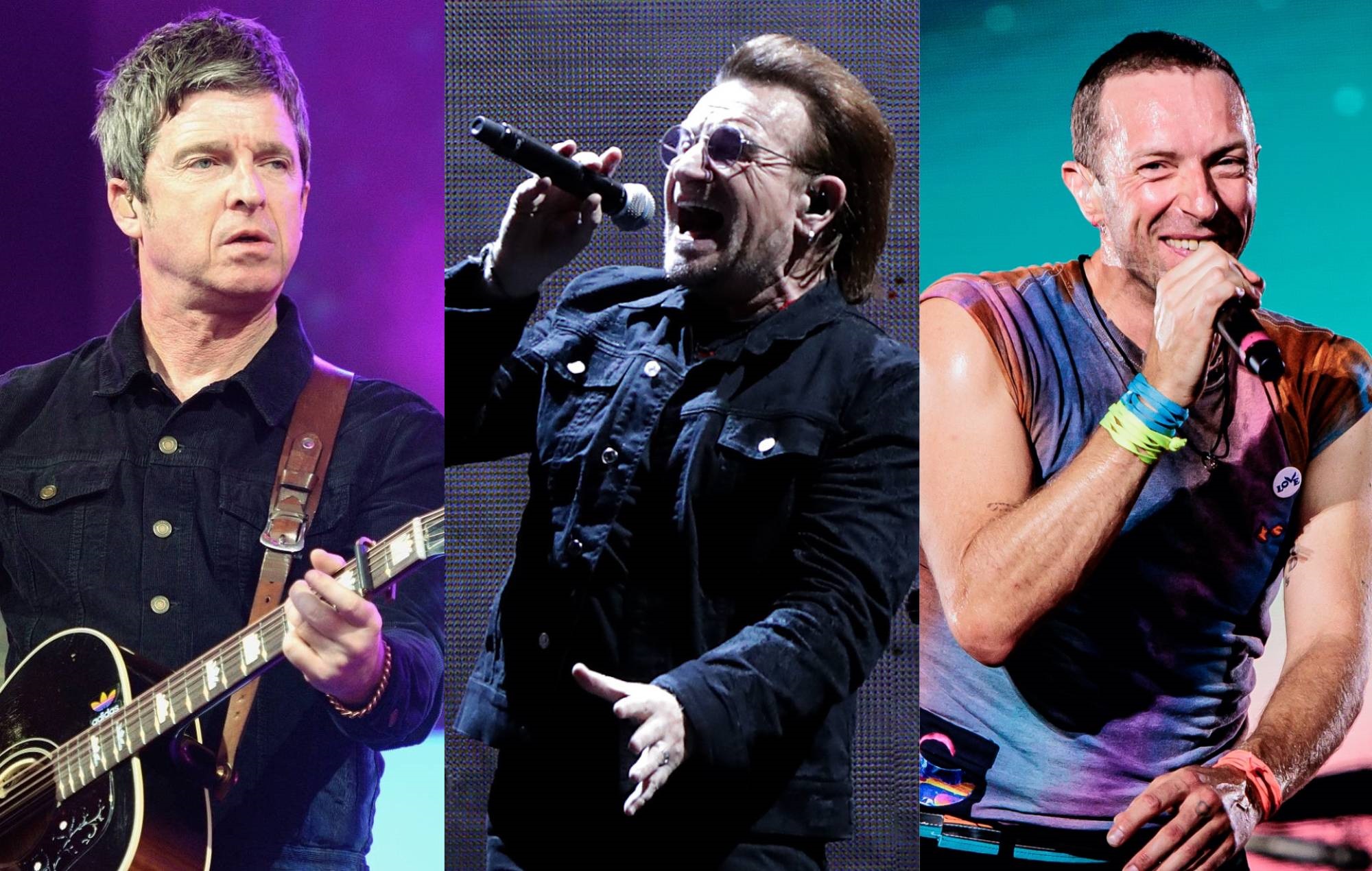 Noel Gallagher dice que no está "hecho" para comandar conciertos como Bono o Chris Martin