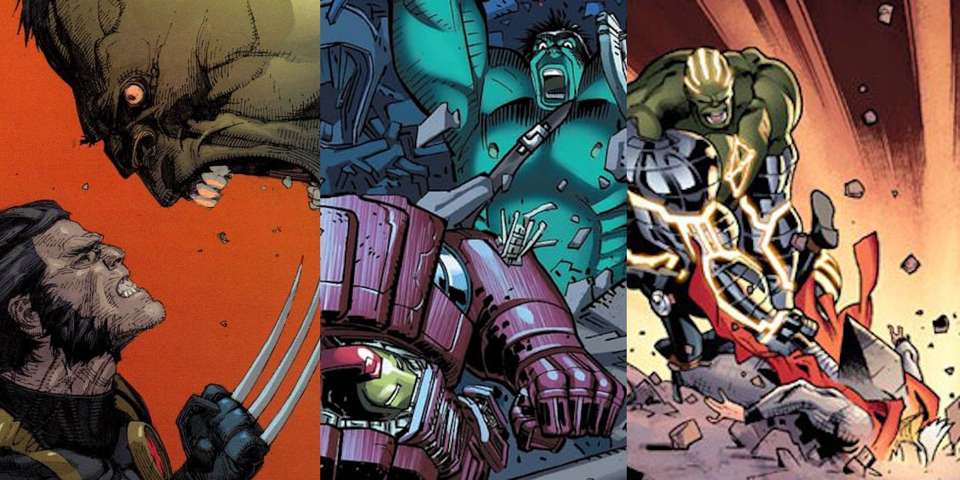 10 cómics de Marvel en los que Hulk luchó contra otros héroes