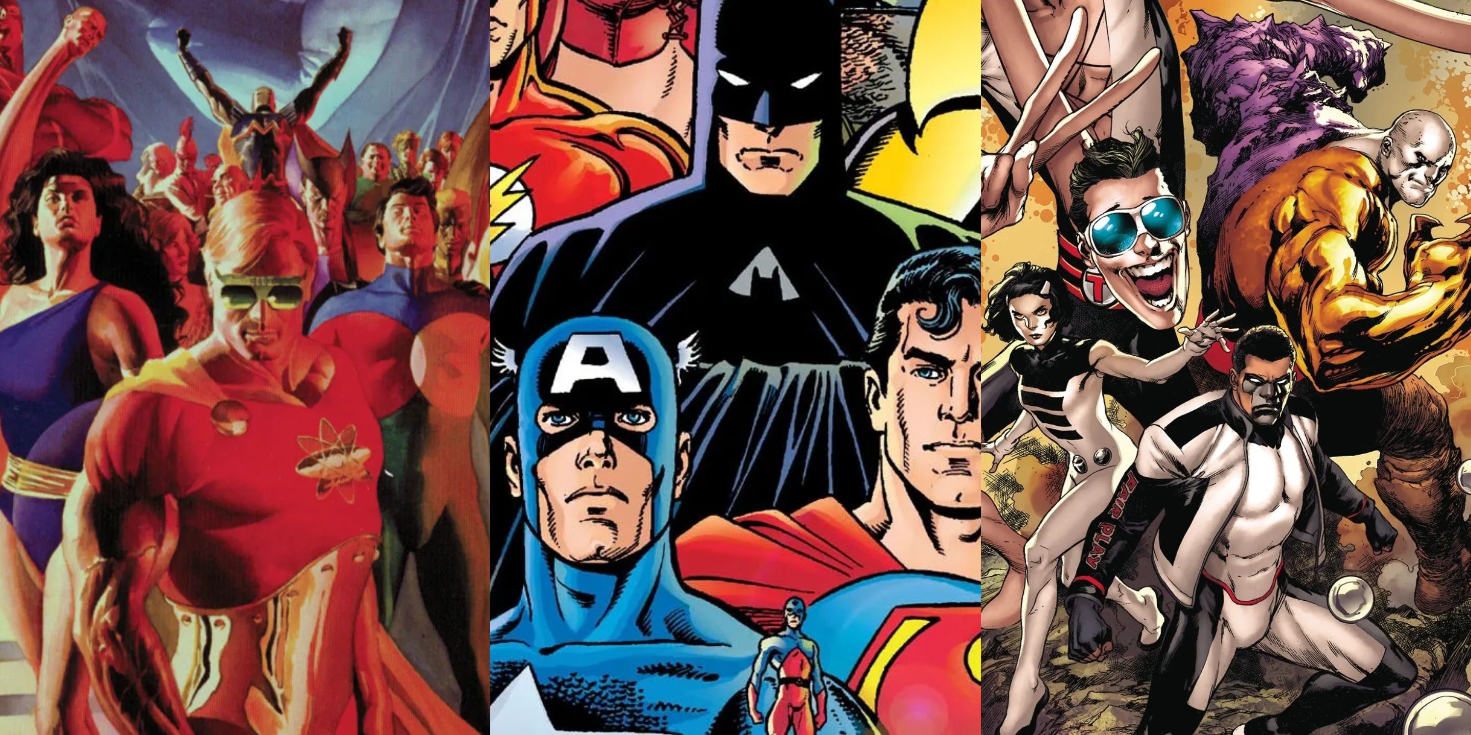 10 equipos de Marvel y DC que son casi iguales
