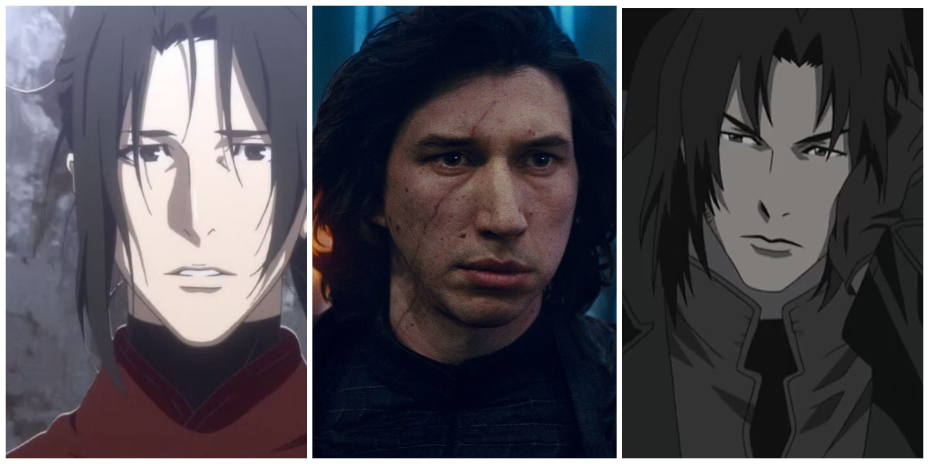 10 Personajes de anime que son Kylo Ren con otro tipo de letra