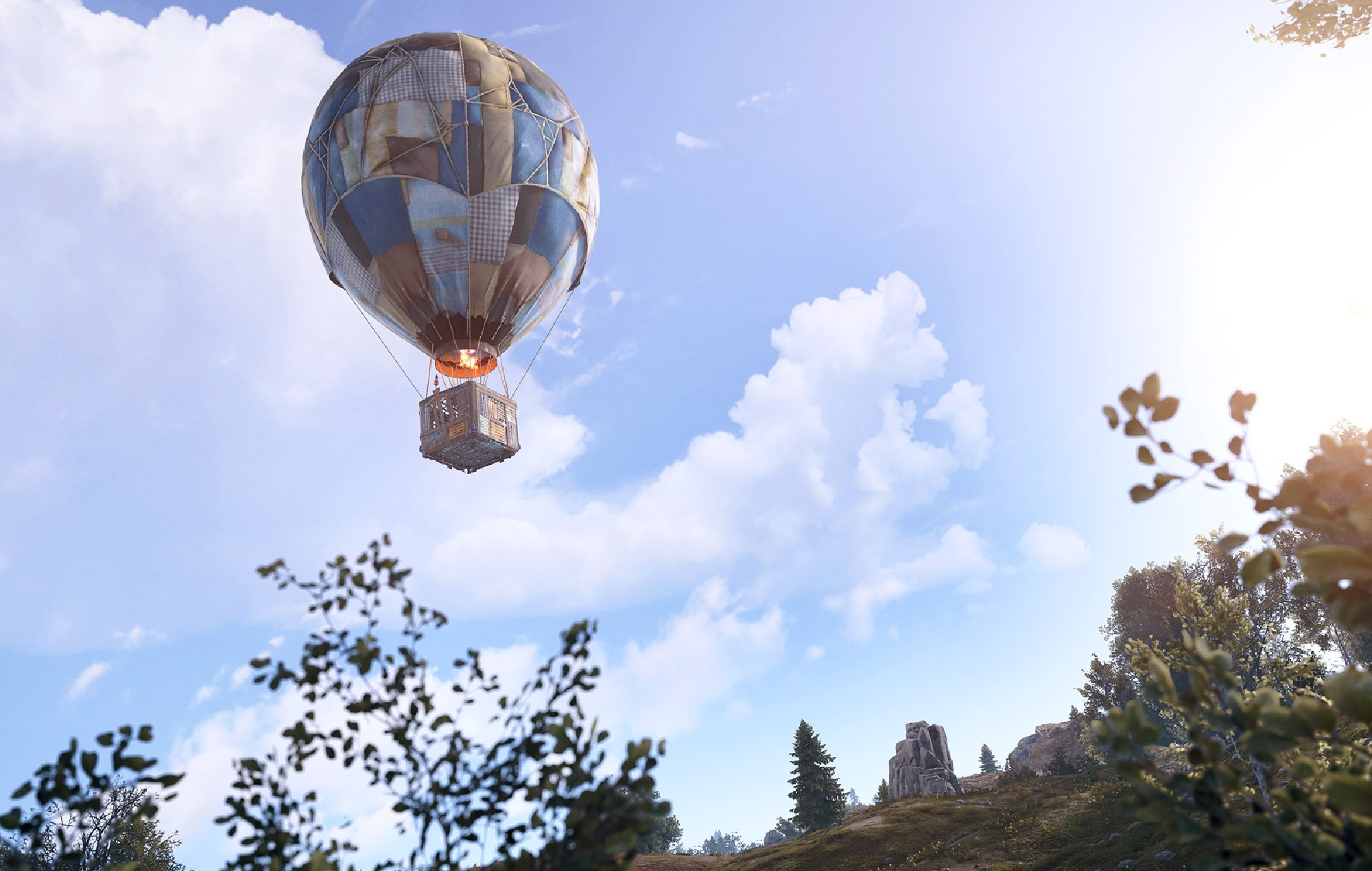 La actualización de 'Rust' Airborne convierte los globos aerostáticos en fortalezas voladoras