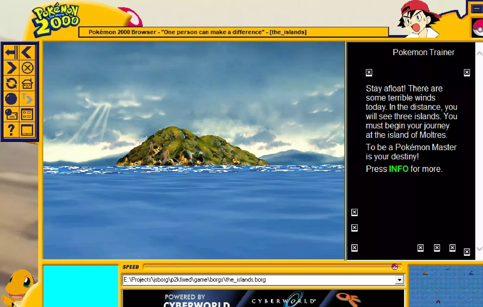 Recuperado un juego perdido de Pokémon en primera persona