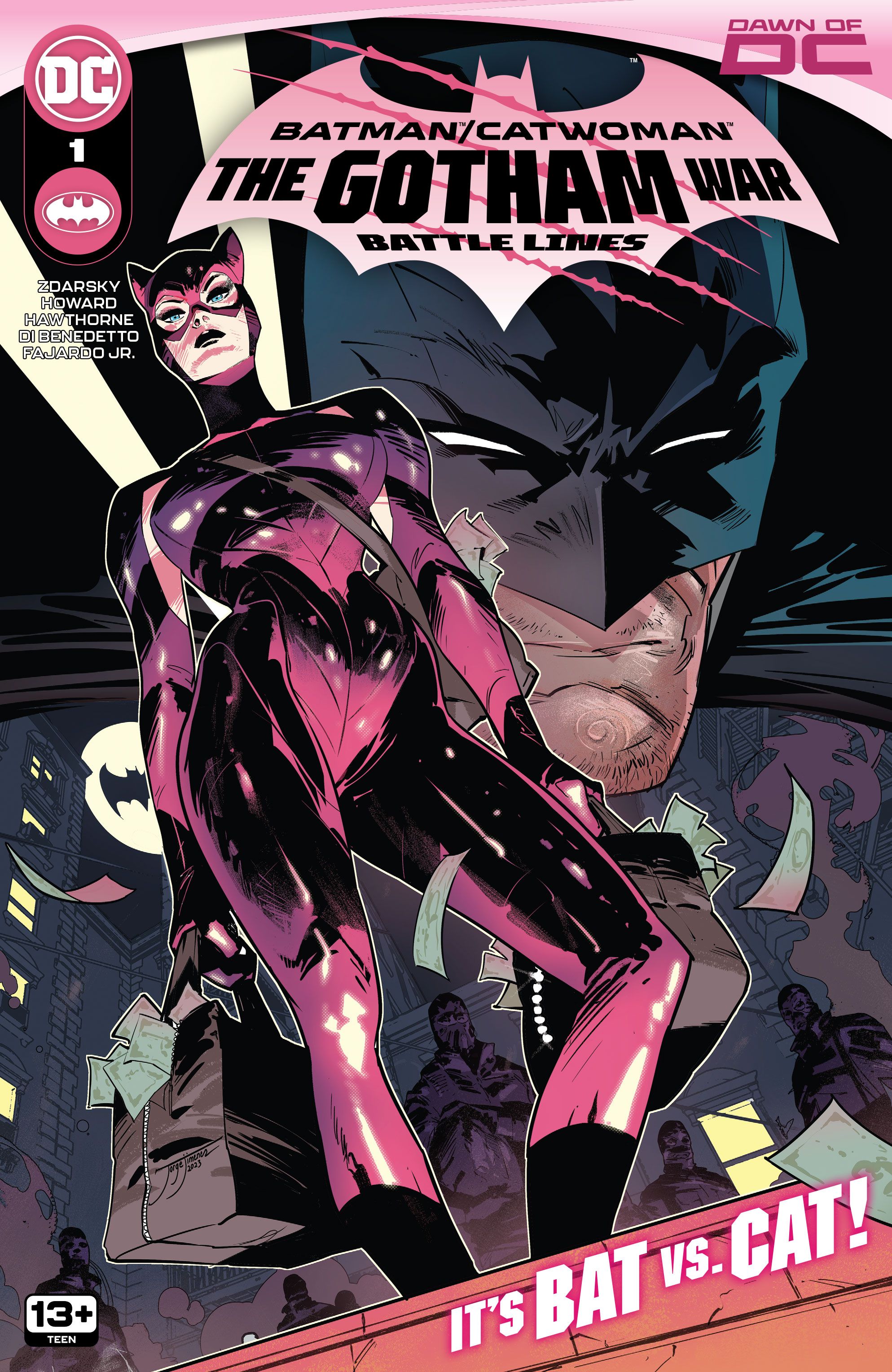 RESEÑA: Batman/Catwoman de DC: La Guerra de Gotham - Líneas de Batalla #1