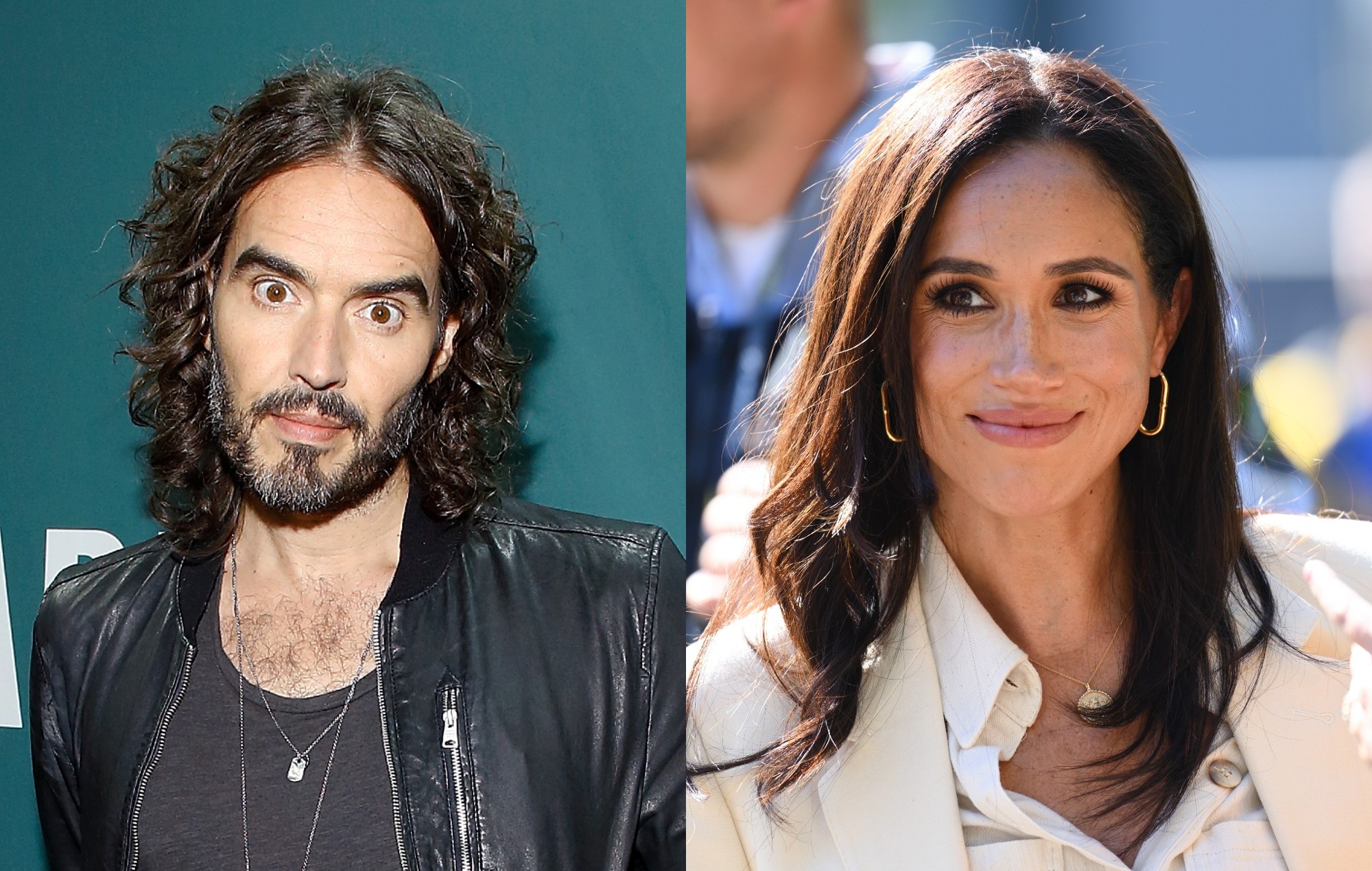 Russell Brand presume de "plantar" un beso a Meghan Markle en un vídeo que ha vuelto a salir a la luz