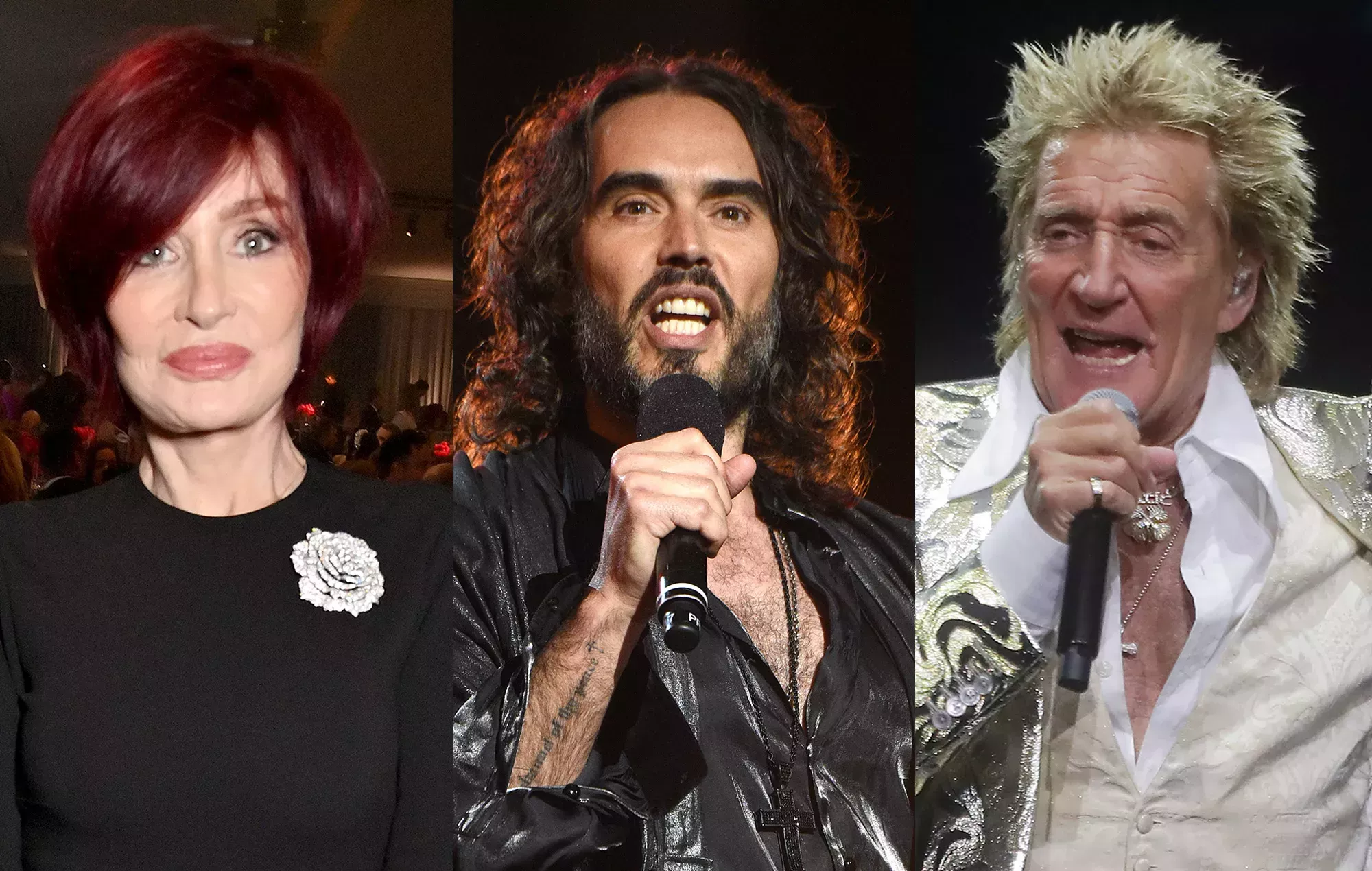 Sharon Osborne arremete contra el trato de Russell Brand a Rod Stewart