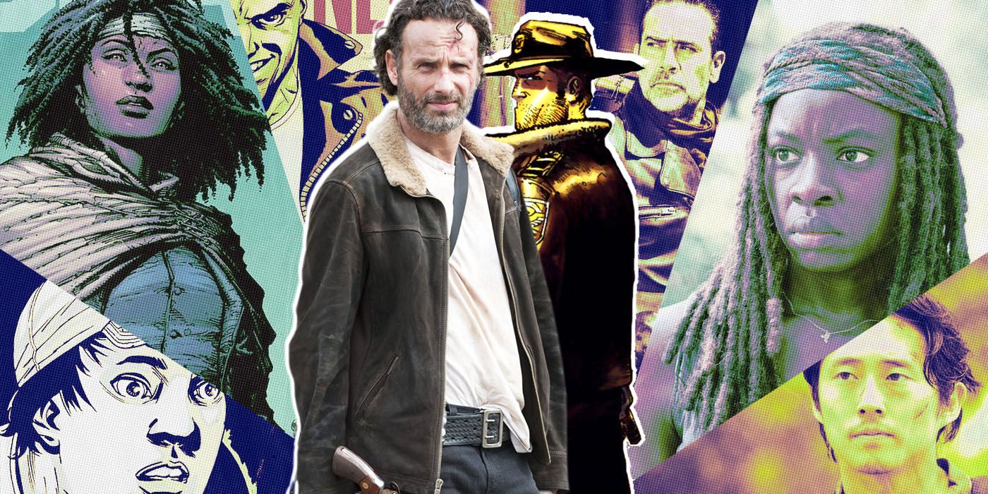 10 miembros del reparto de The Walking Dead que no se parecen en nada a sus homólogos del cómic