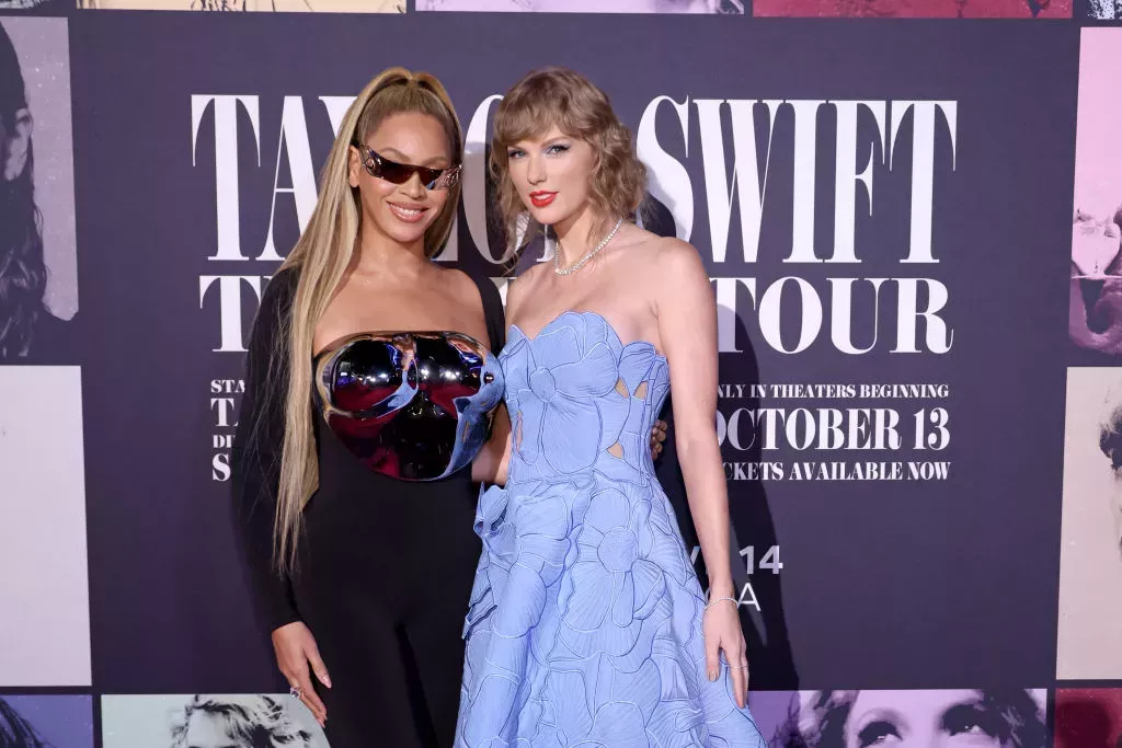 

	
		Beyoncé se une a Taylor Swift en el estreno de 
