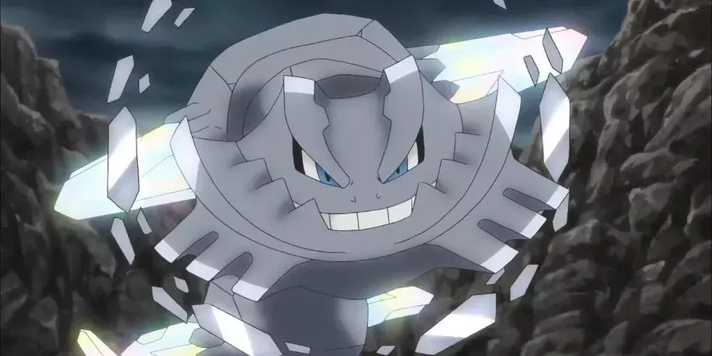 Mega Steelix attacking from the Pokemon series