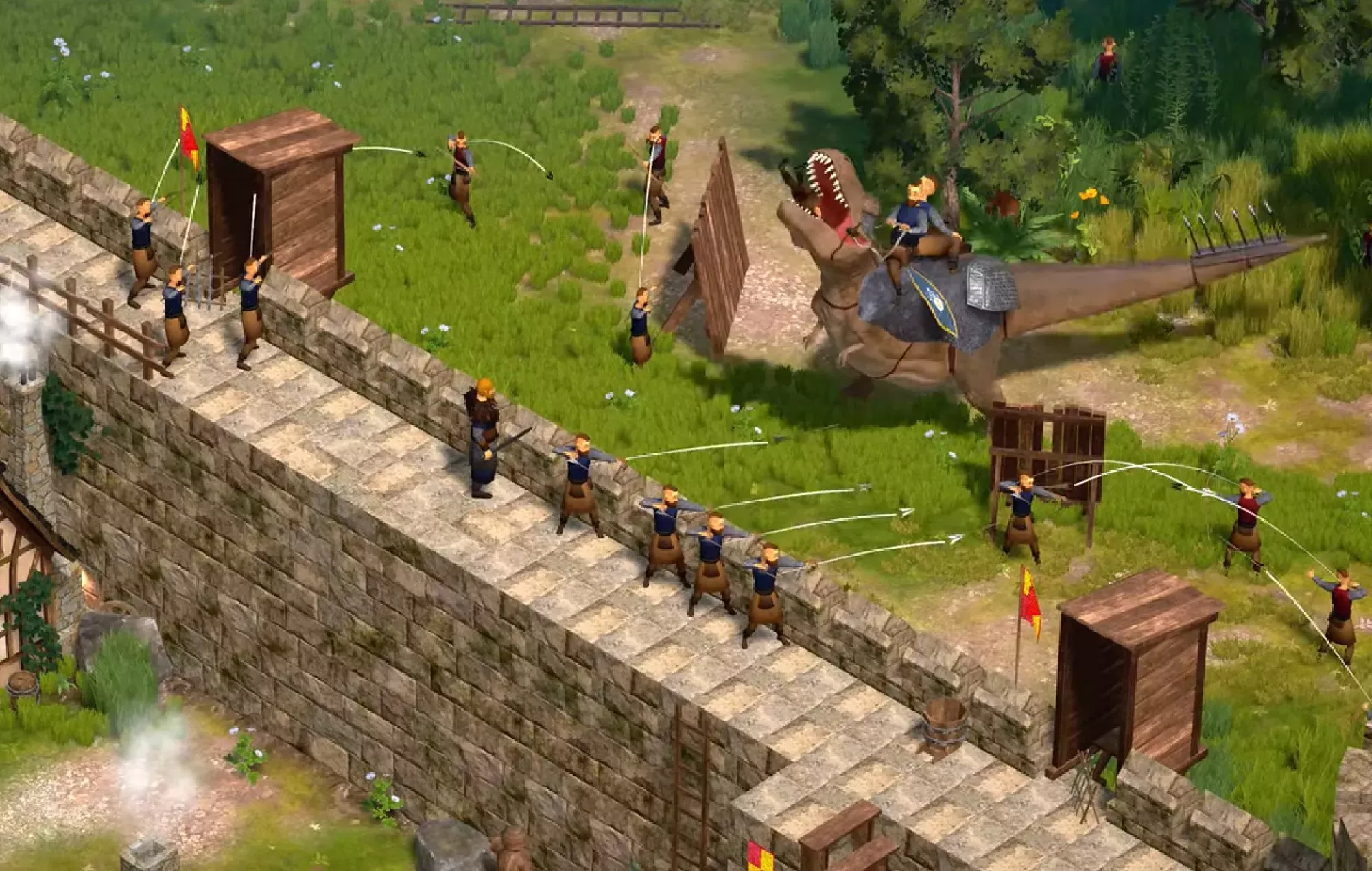 Dinolords' es un nuevo juego de estrategia con vikingos a lomos de dinosaurios