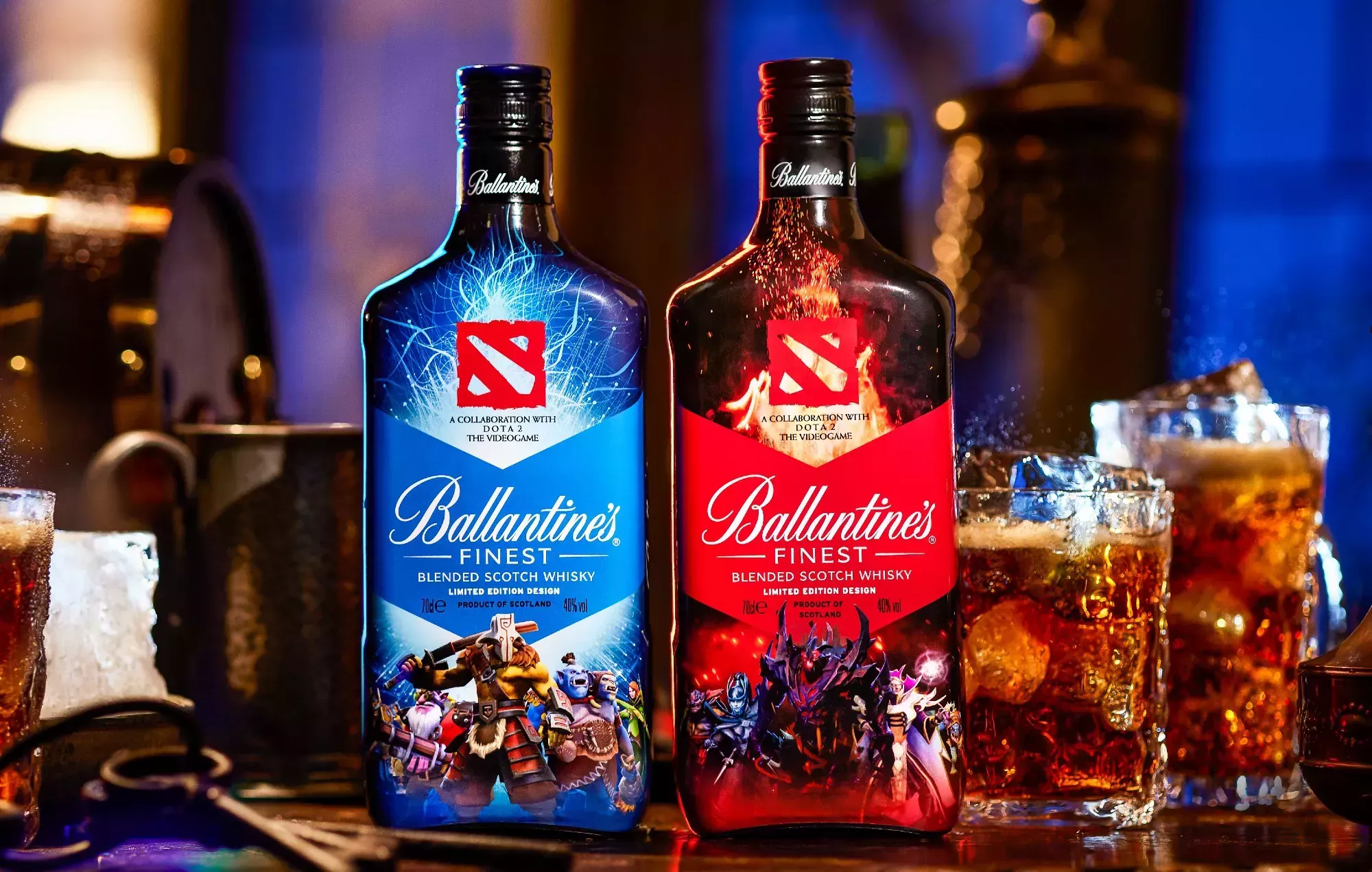 Dota 2 celebra su décimo aniversario con una edición limitada de whisky Ballantine's