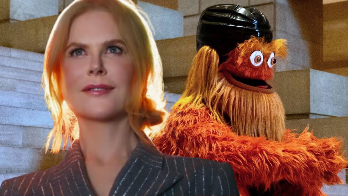Gritty, la mascota de la NHL, se convierte en Nicole Kidman en una parodia de un anuncio de AMC