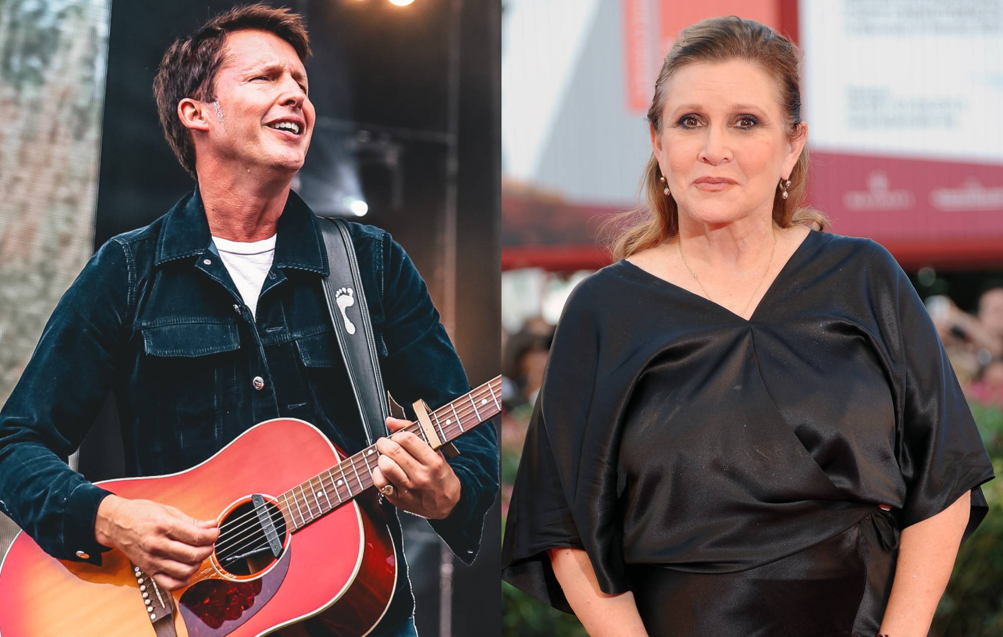 James Blunt sobre la convivencia con Carrie Fisher: "Se convirtió en mi mejor, mejor amiga"