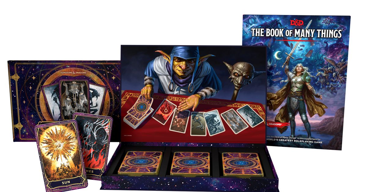 Los defectos torpedean el lanzamiento de la Baraja de Muchas Cosas de D&amp;D