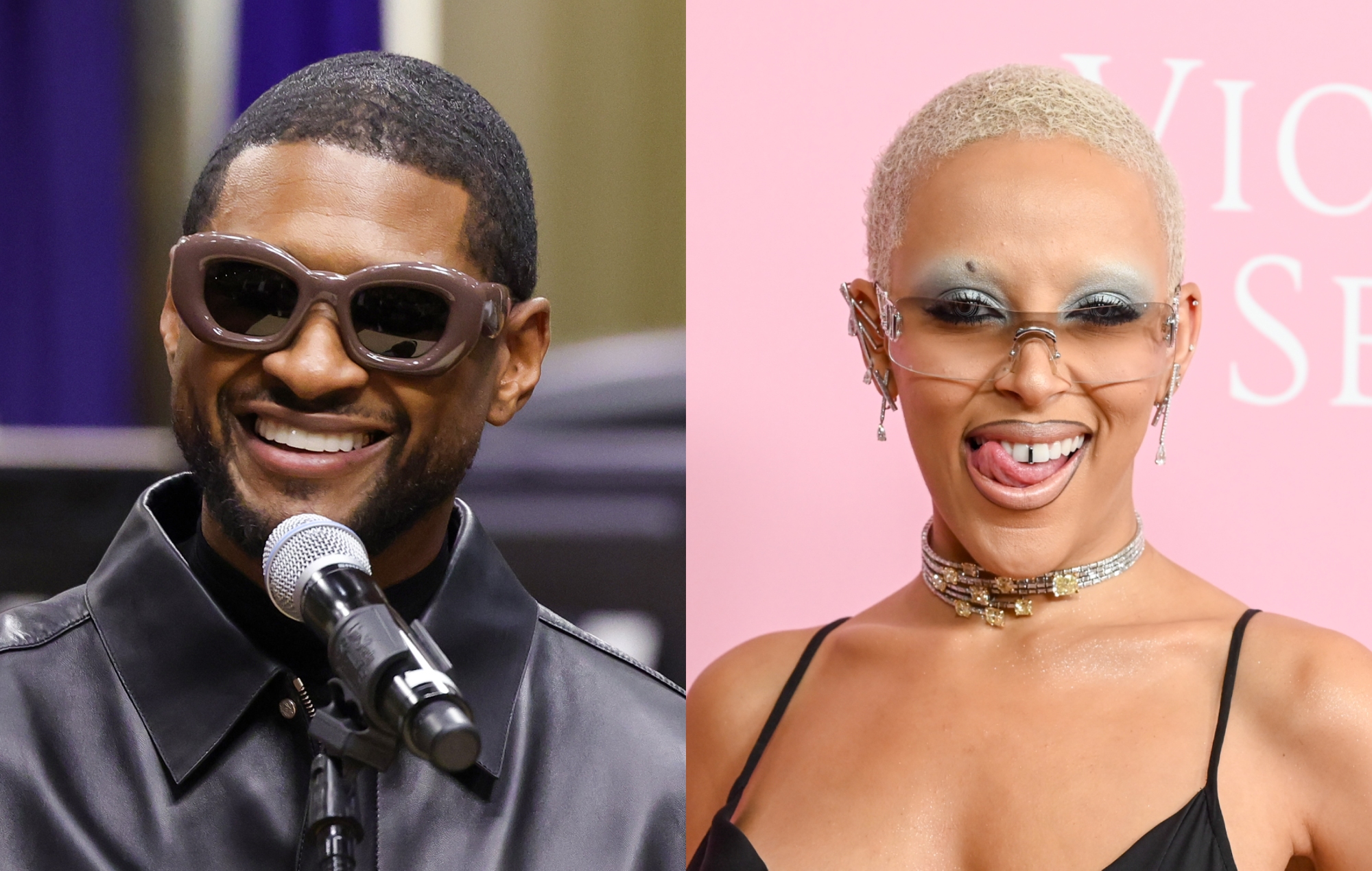 Mira la serenata de Usher a Doja Cat en su residencia de Las Vegas