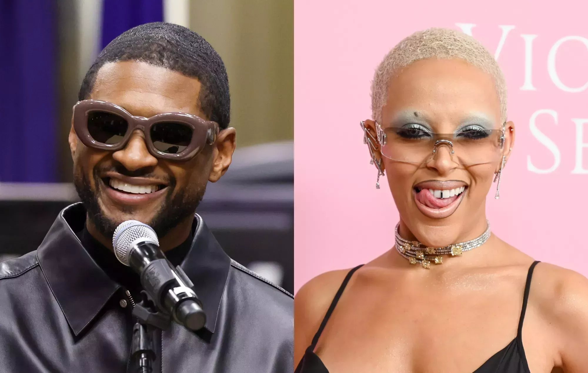 Mira la serenata de Usher a Doja Cat en su residencia de Las Vegas