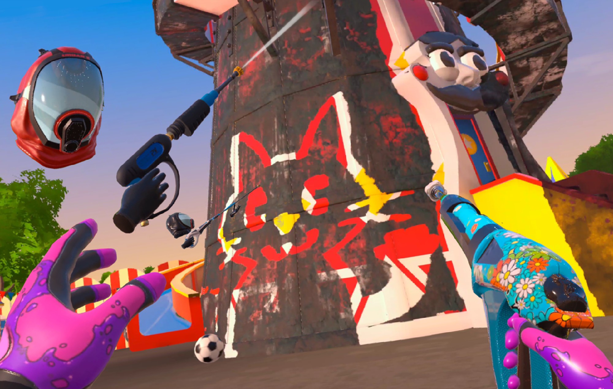 'PowerWash Simulator VR' viene con guantes de gato exclusivos para Meta Quest