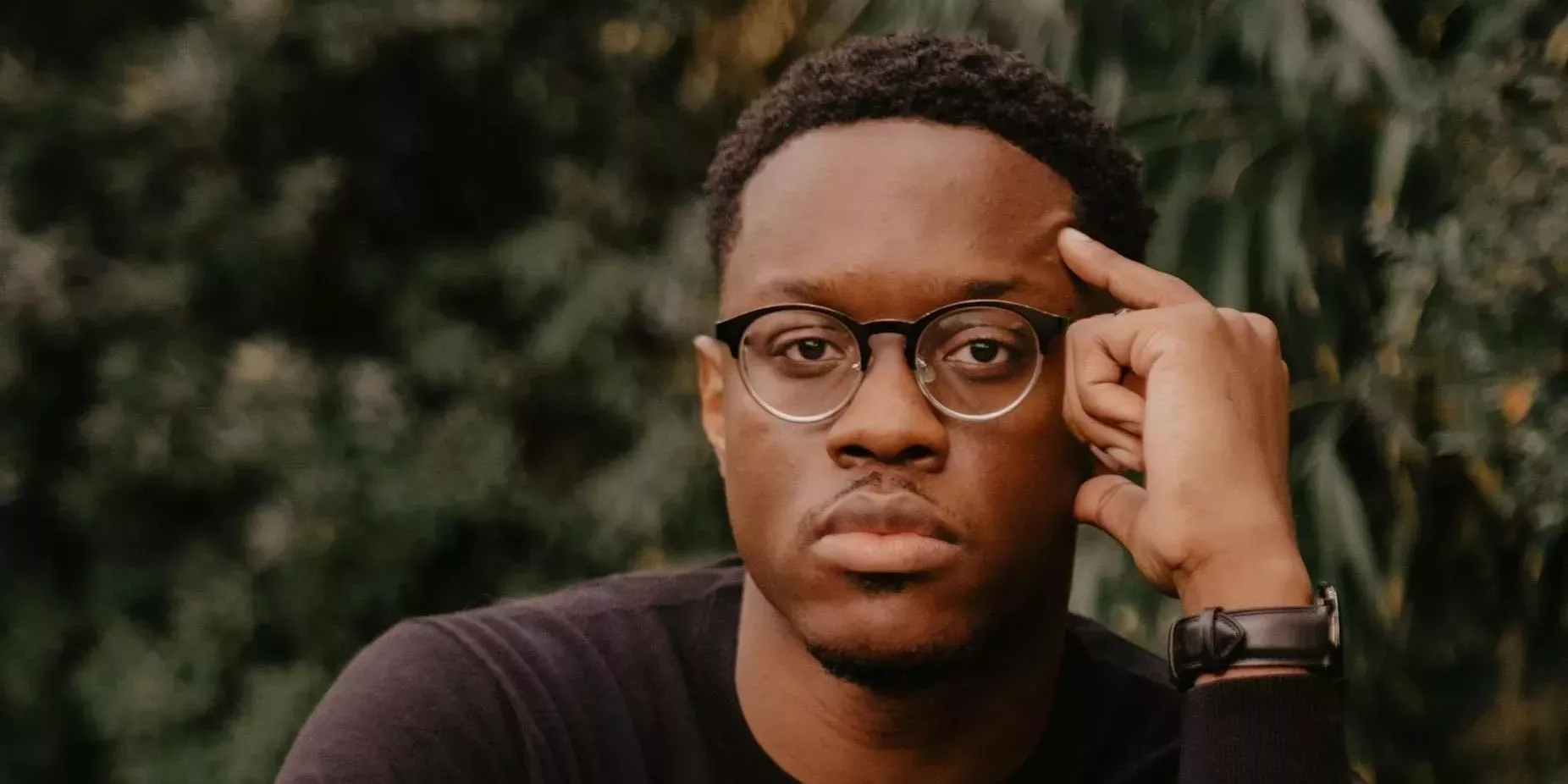 Closeup of actor Gabe Kunda