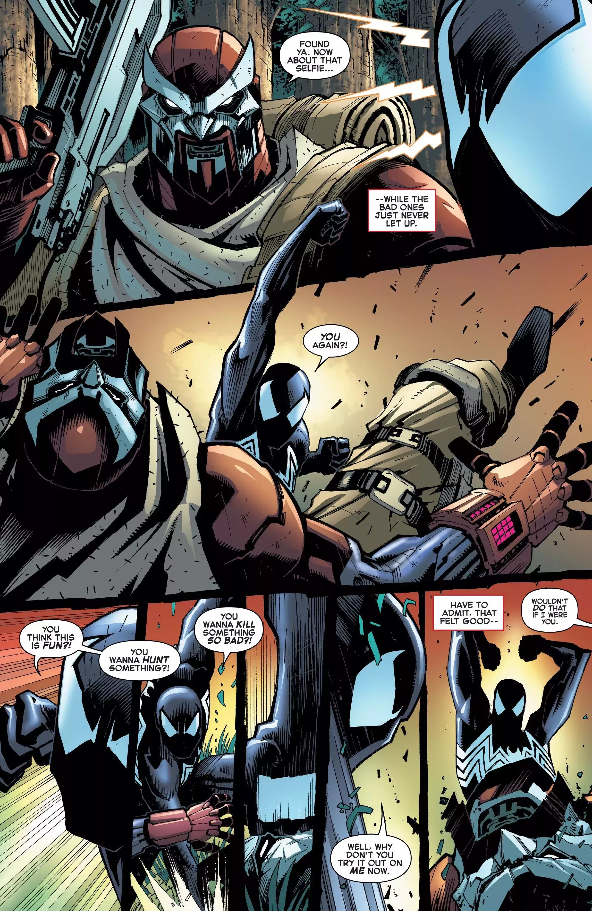 Spider-Man fights a Kraven drone in Marvel Comics