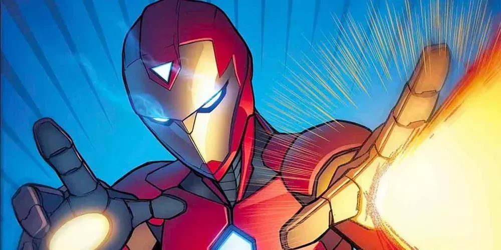 Ironheart fires a repulsor blast