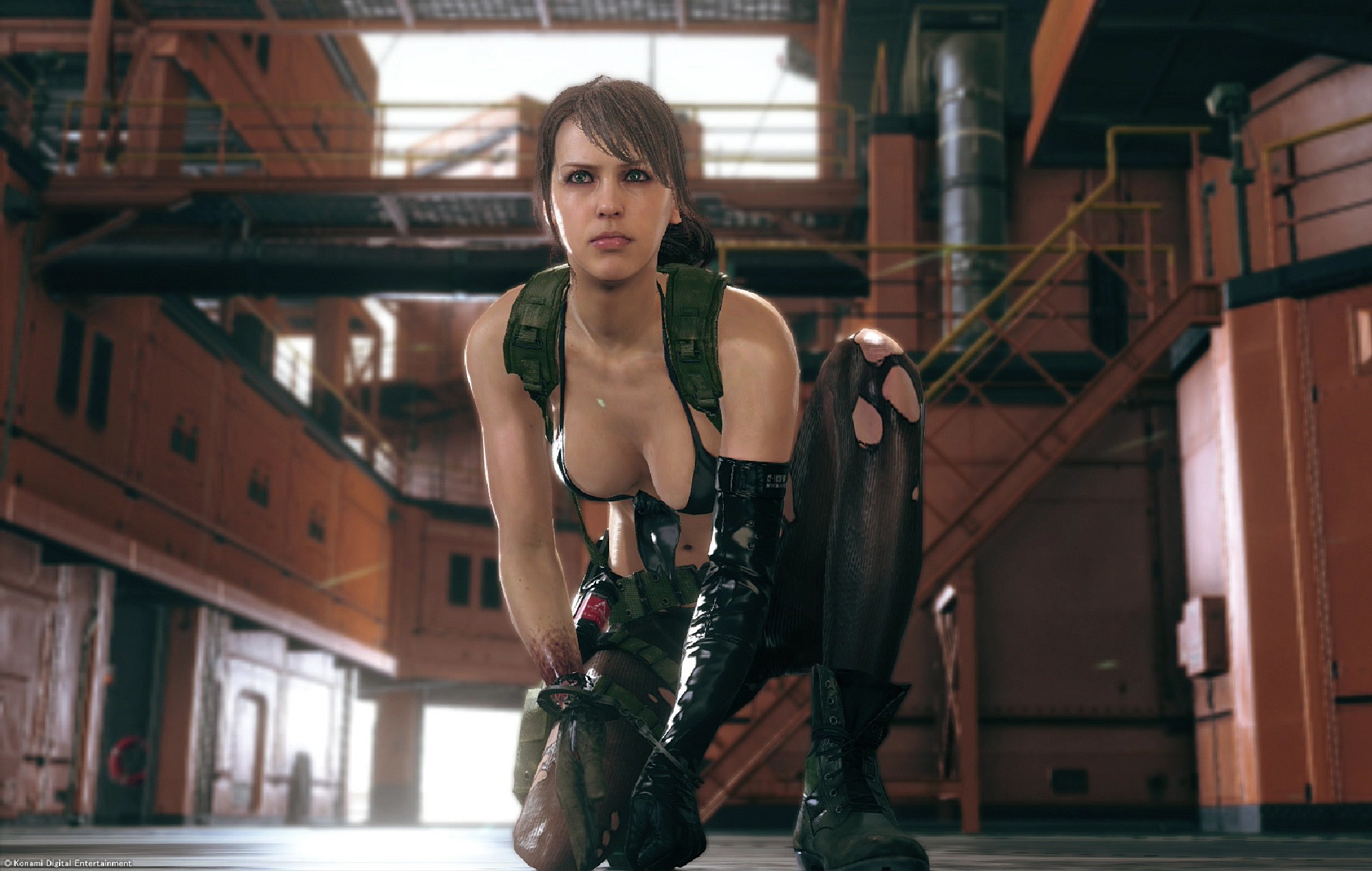 'Metal Gear Solid 5' El actor Quiet dice que su diseño "no era nada práctico"