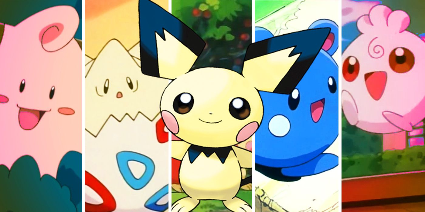 Todos los bebés Pokémon, clasificados por su ternura