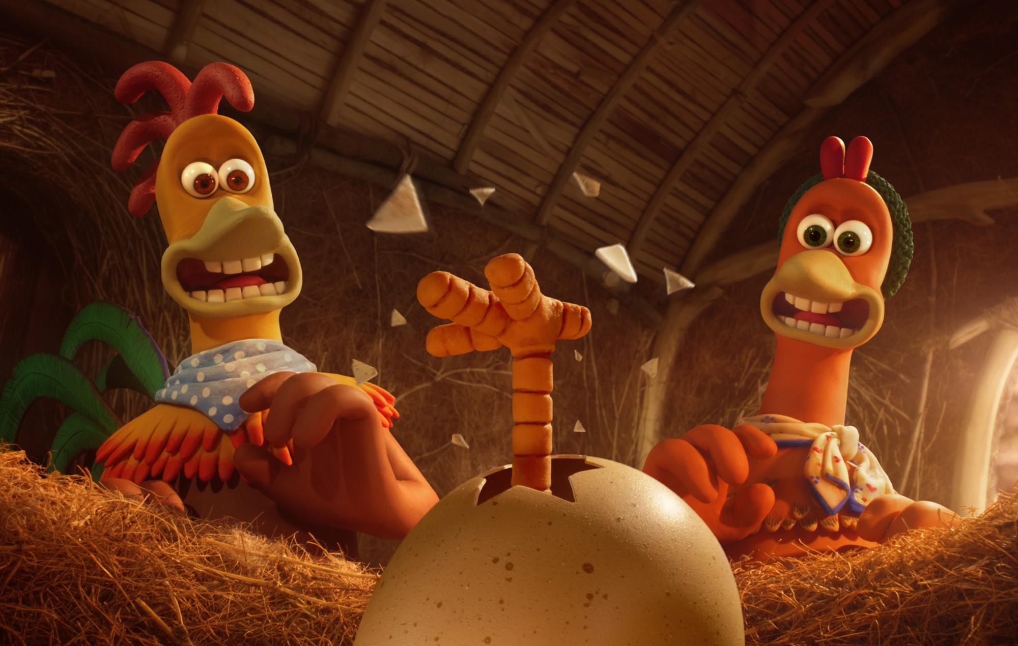 Aquí están todas las canciones de la banda sonora de 'Chicken Run: Dawn Of The Nugget'.
