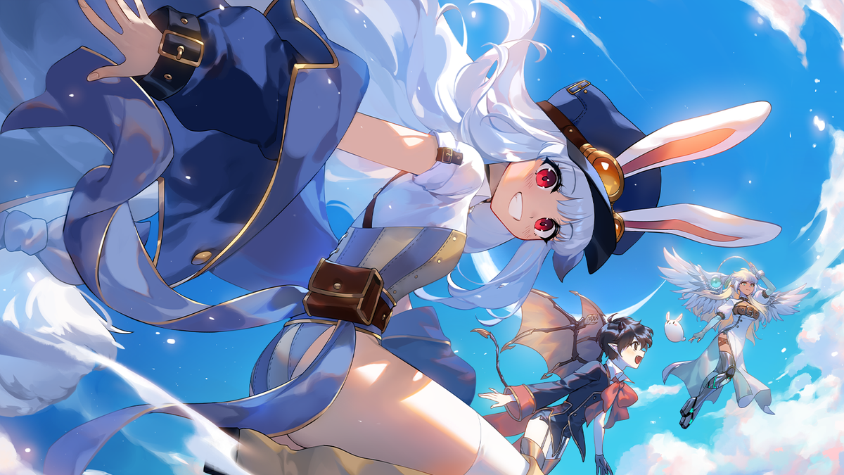 Ponte las orejas de conejo y vete al infierno de balas en el metroidvania indie Tevi