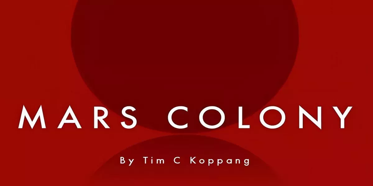 Official art for the Mars Colony board game