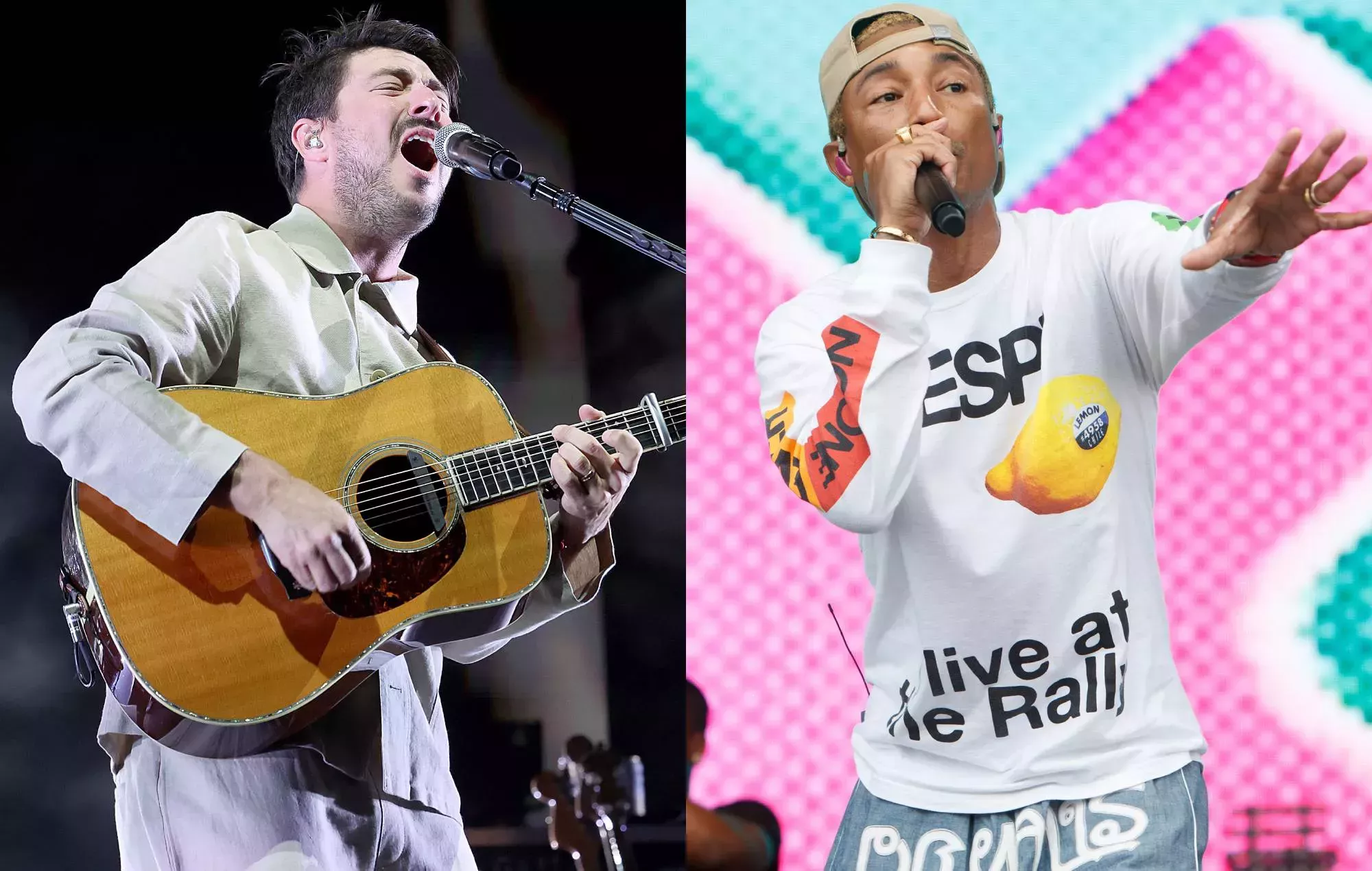 Mumford & Sons sobre la colaboración con Pharrell para su nuevo single 'Good People': 