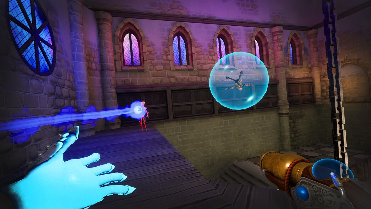 Nunca supe que quería atrapar monstruos en burbujas y verlos flotar hasta que probé la demo de este próximo FPS mágico.